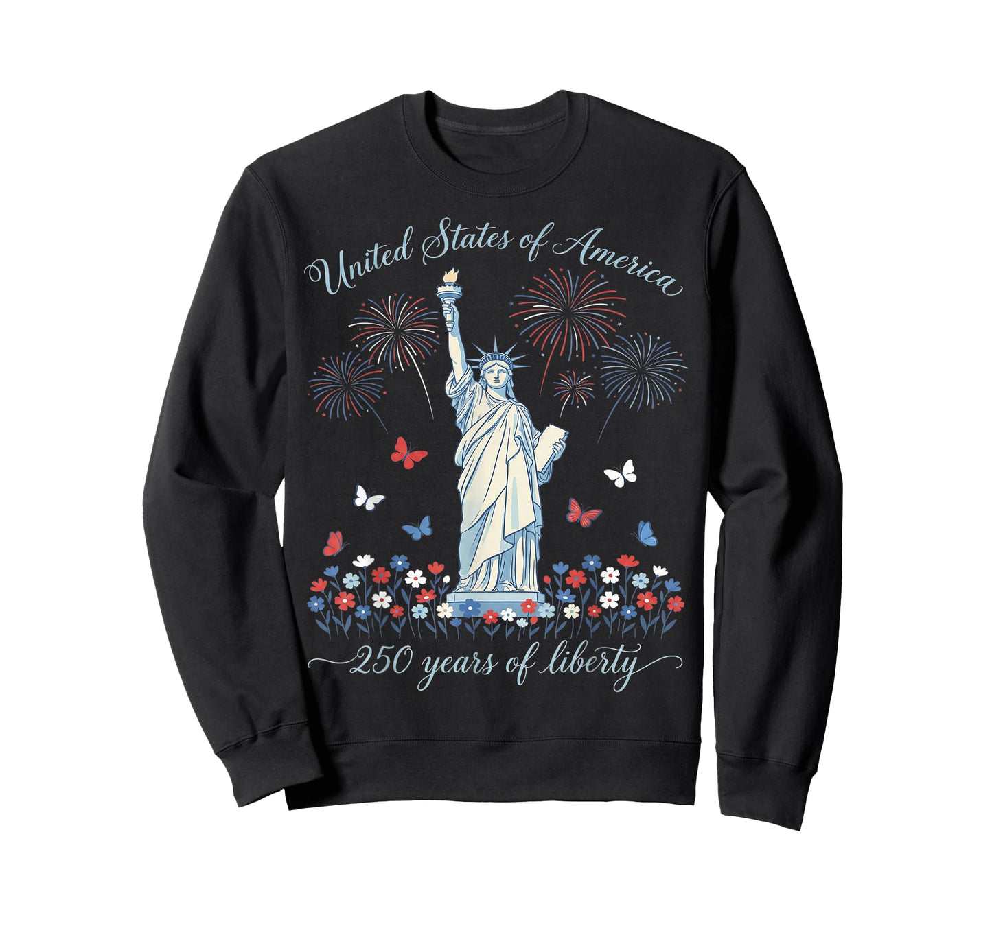 United States of America 250th Anniversary Women 4th of July T-Shirt
