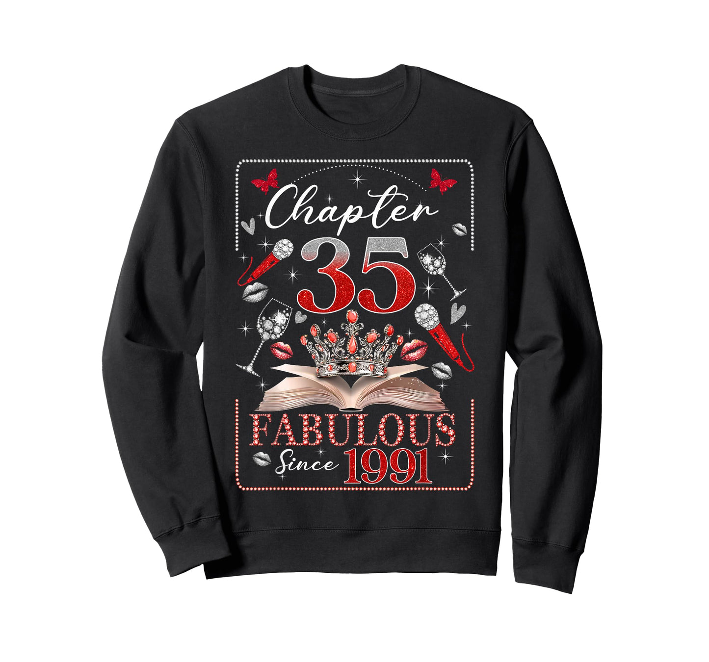 35th Birthday Queen Chapter 35 Fabulous Since 1991 Women T-Shirt