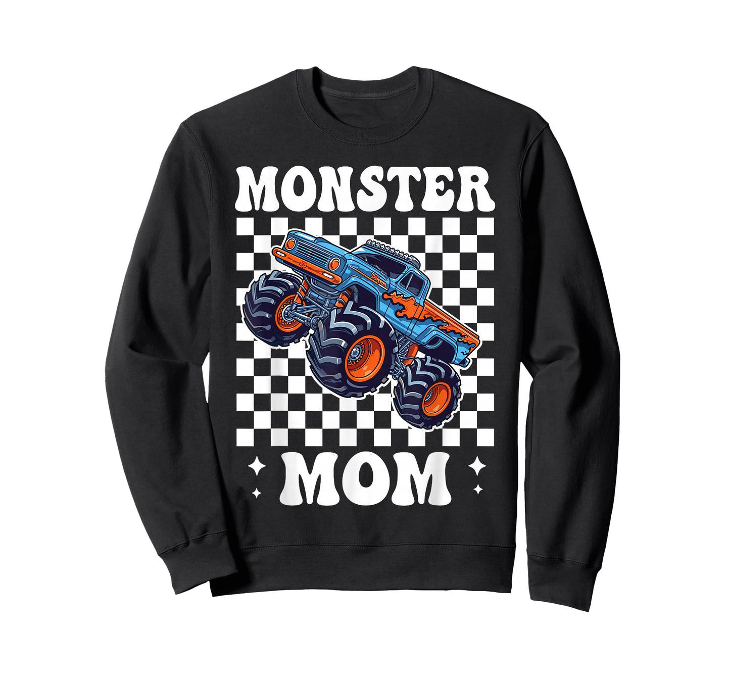 Monster Truck Mom Family Matching Monster Trucks Birthday T-Shirt