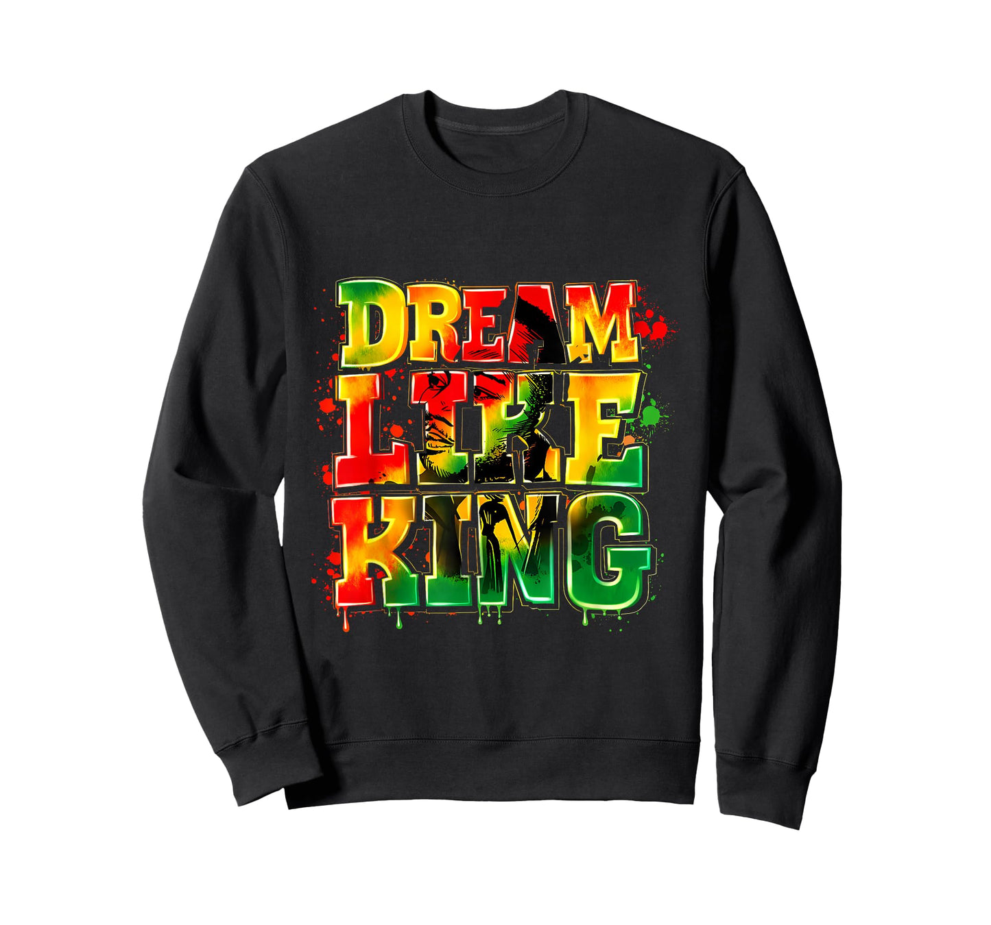 Dream Like King African American Black History Month T-Shirt