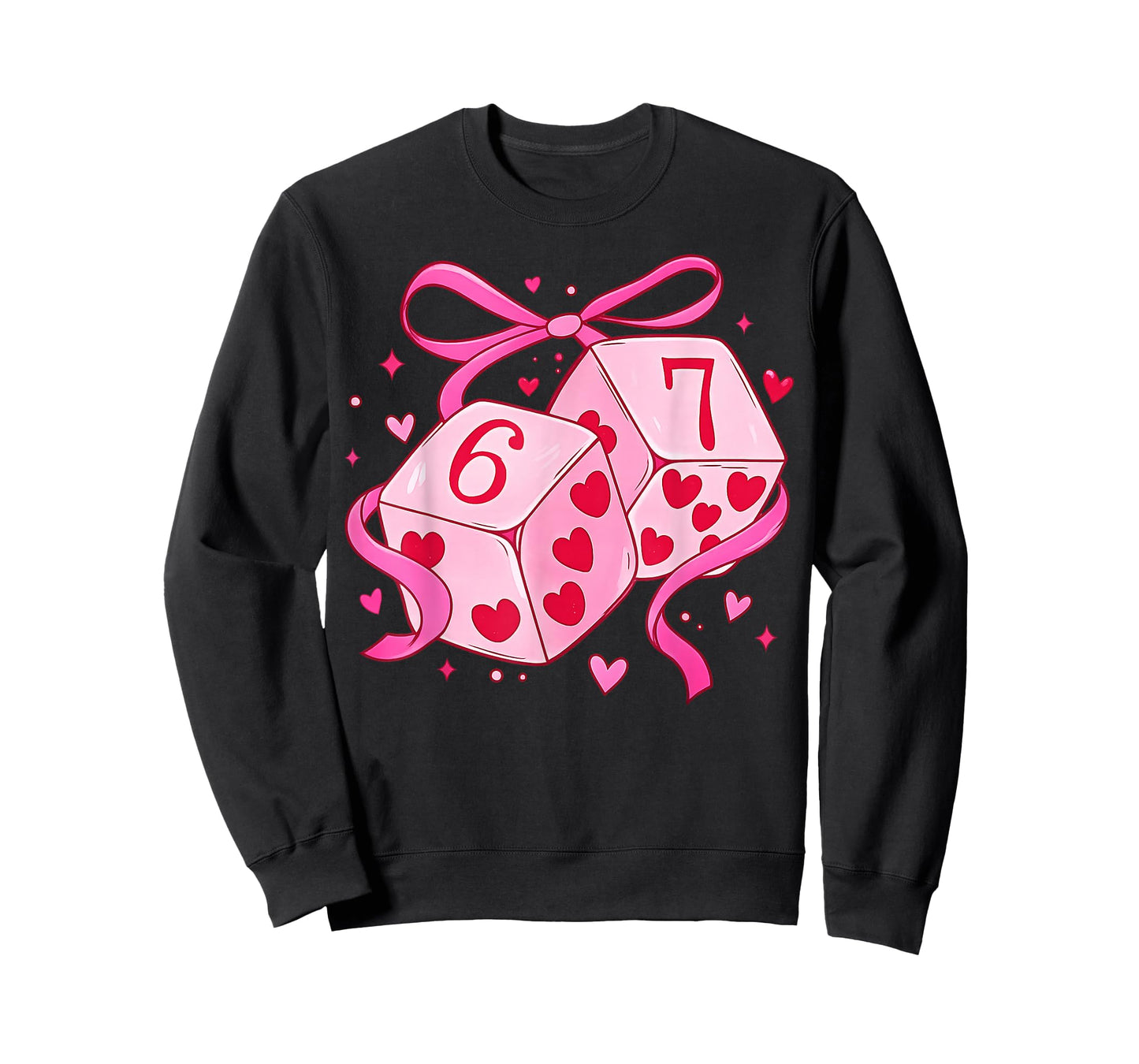 Preppy 67 Valentine Six Seven Dice 6 7 Men Women Kids T-Shirt