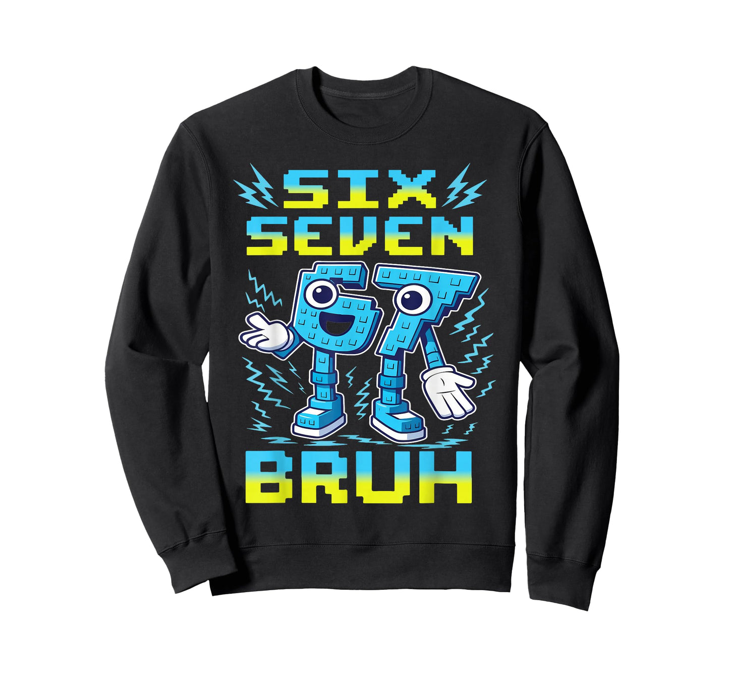 67 Six Seven 6-7 - Funny Italian Brainrot Kids Gaming Meme T-Shirt
