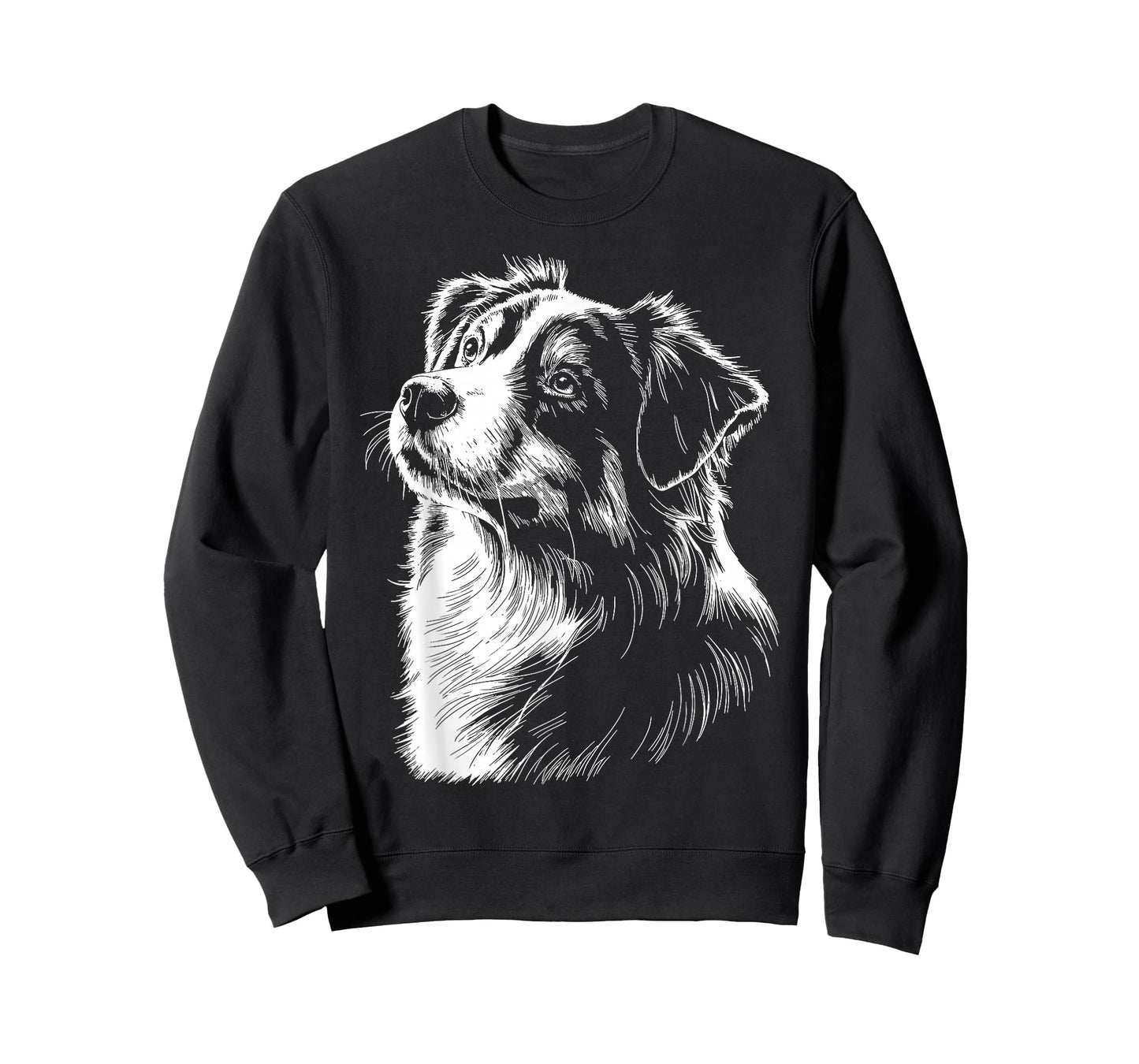 Australian Shepherd Silhouette Mini Aussie Vintage Graphic T-Shirt