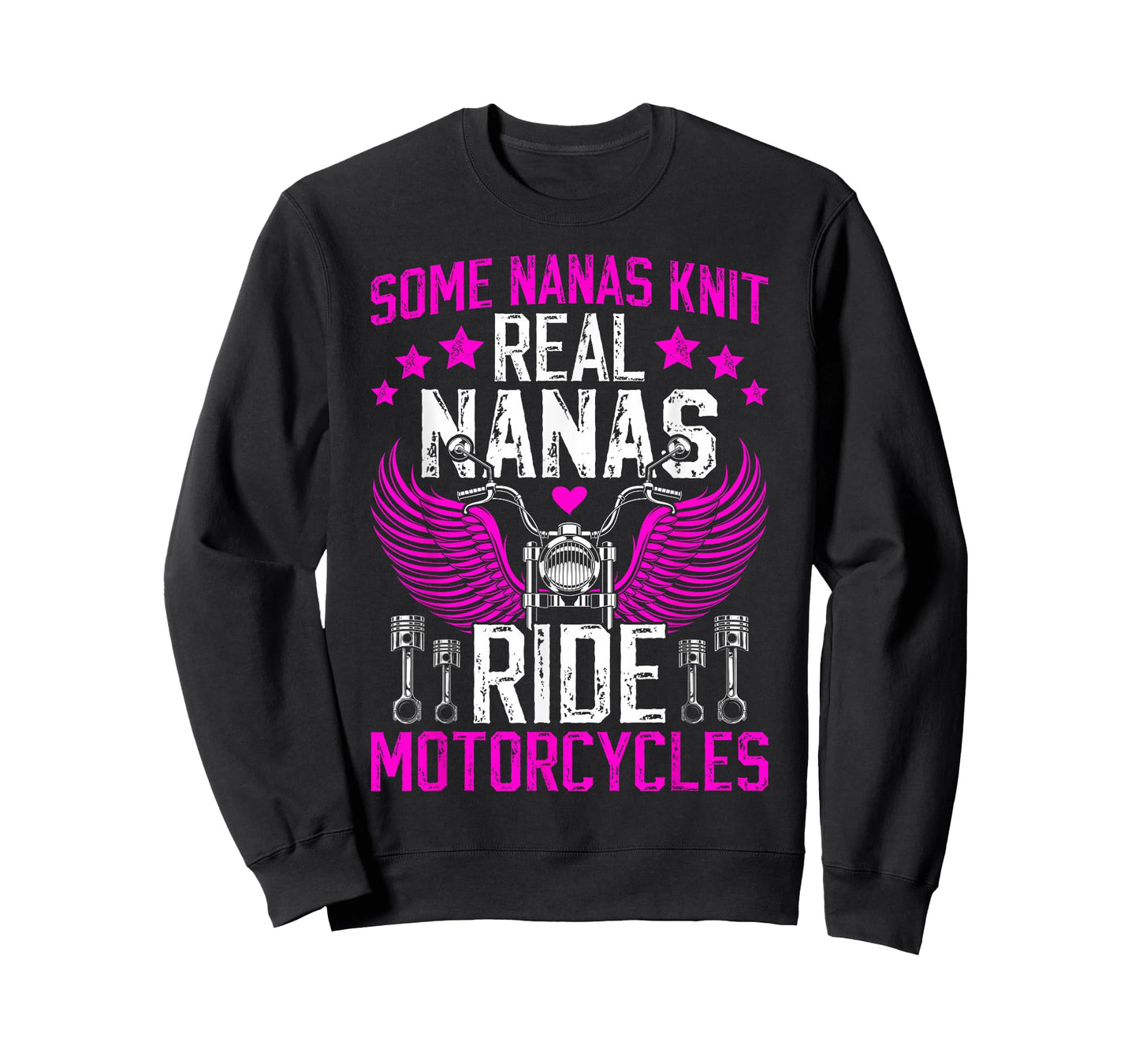 Real Nanas Ride Motorcycle Rider Nana Grandma Biker Nana T-Shirt