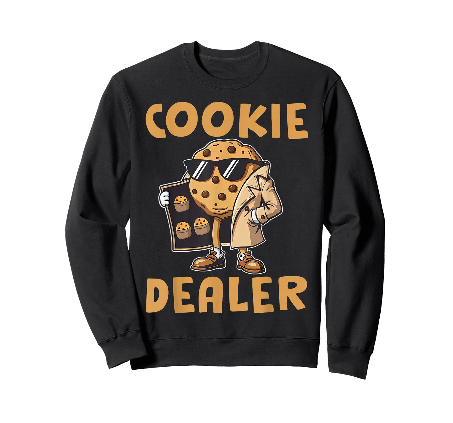 Cookie Dealer Seller Chocolate Chip Lover Cookies Crew Kids T-Shirt