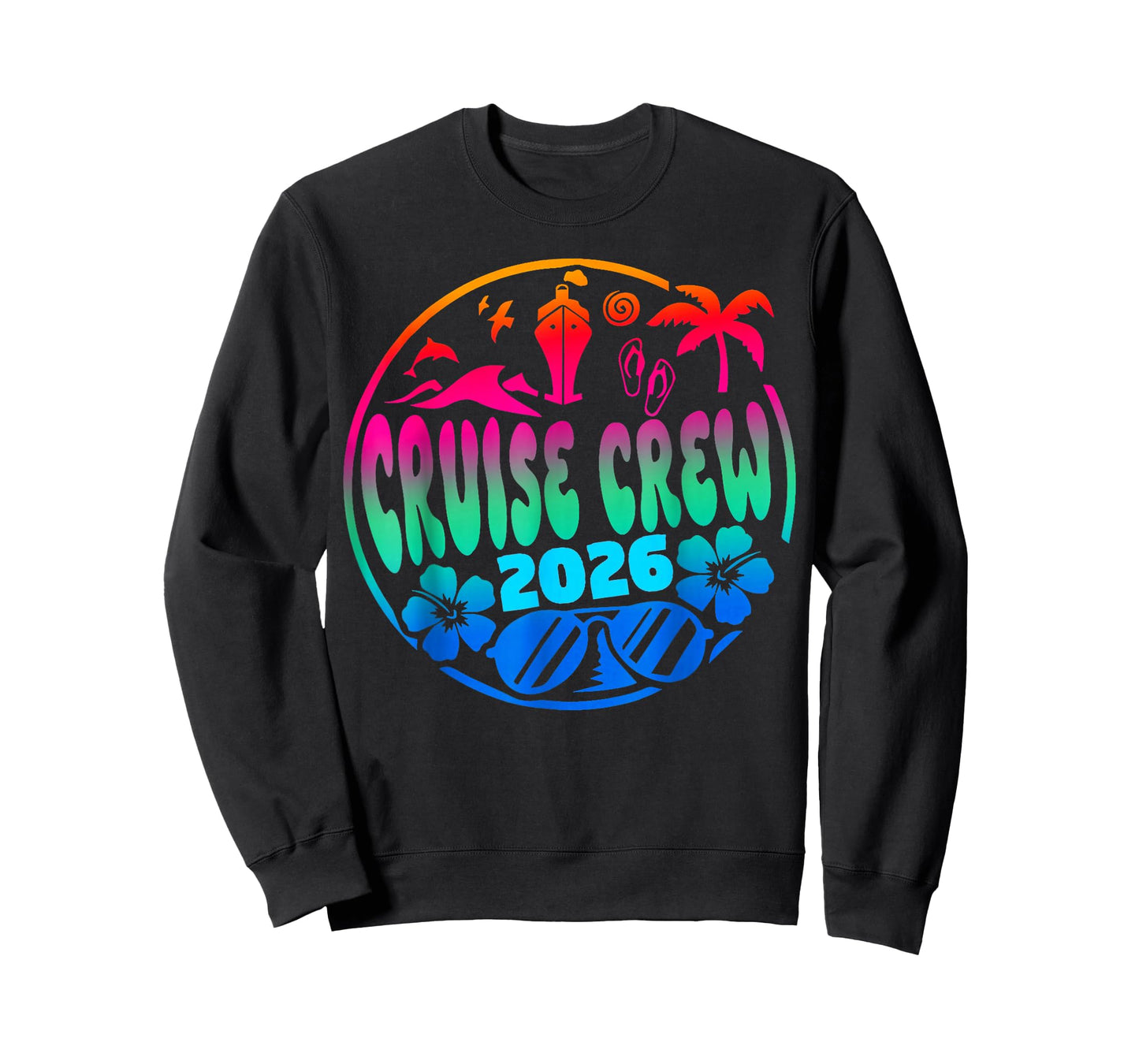 Cruisin Crew 2026 Cruise Family Friends Vacation Matching T-Shirt