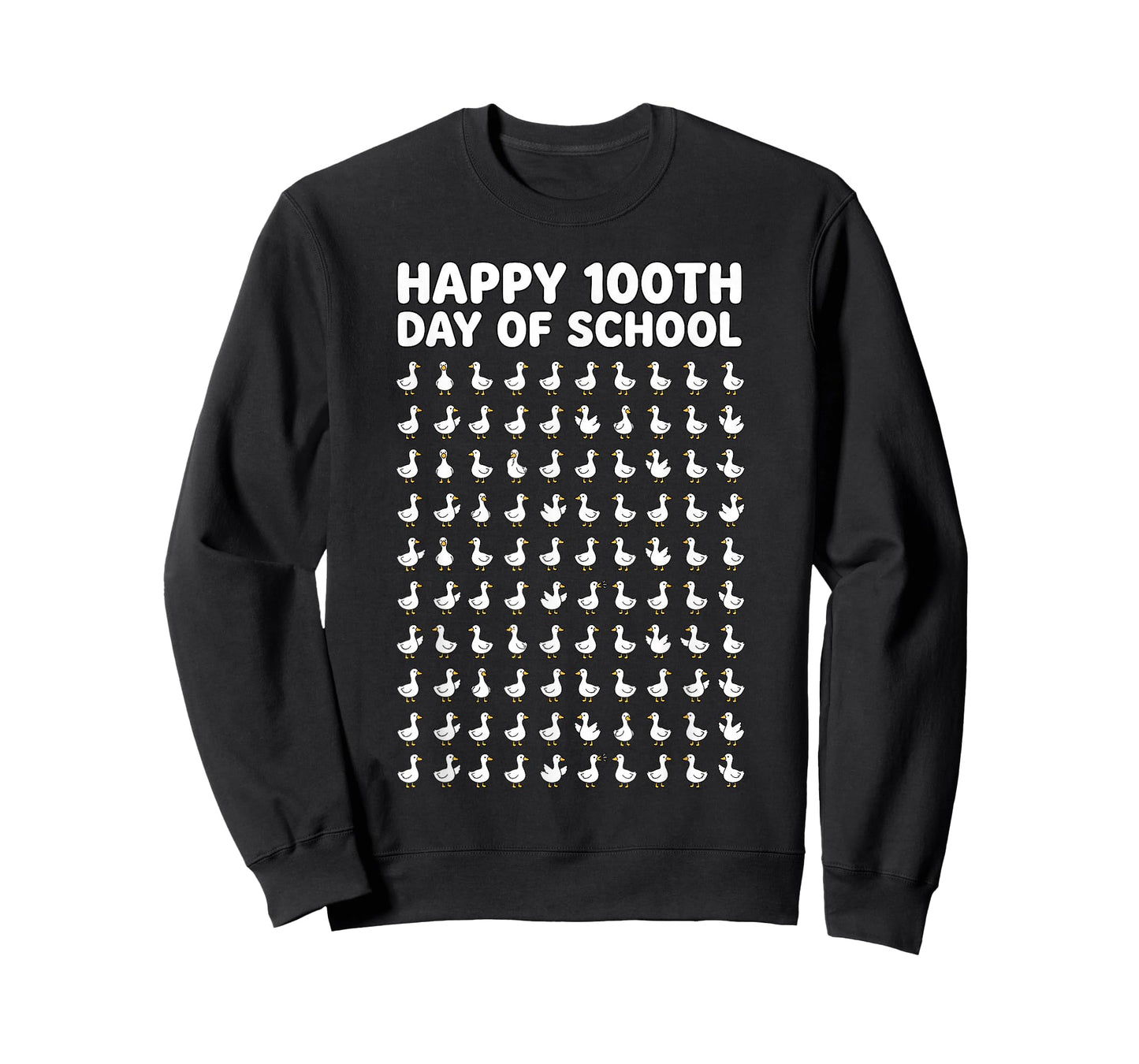 100th Day of School Ducks Goose Counting Teacher Student T-Shirt