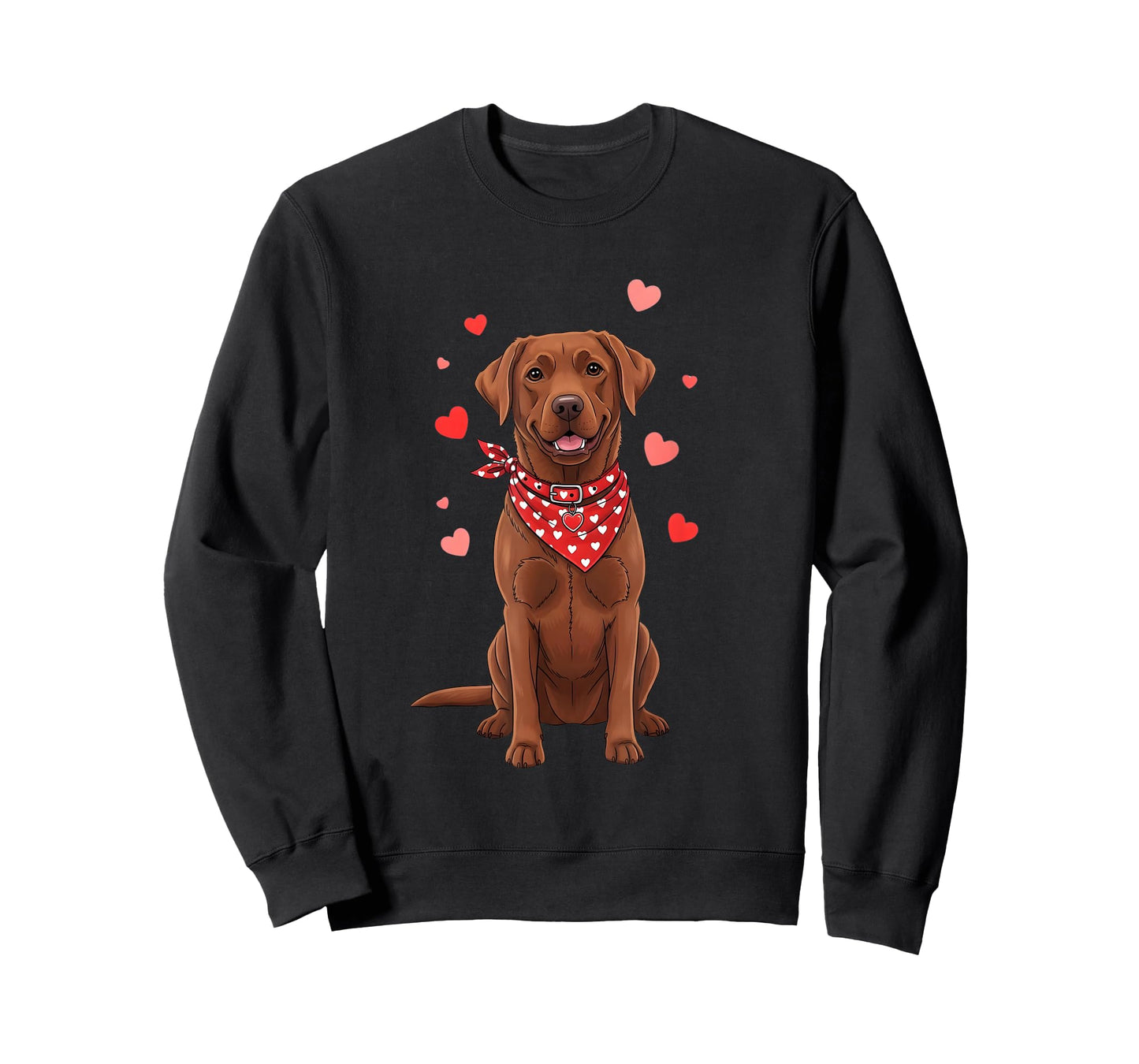 Labrador Retriever Valentine Dog Lover Heart T-Shirt