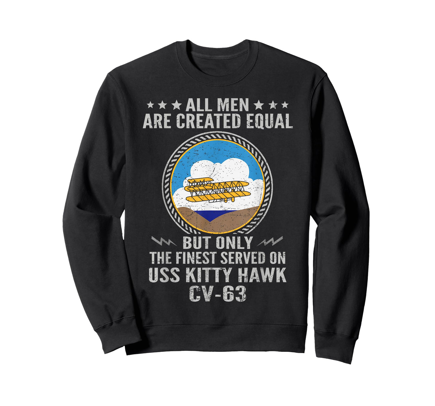 Only Finest Served On USS Kitty Hawk CV-63 Aircraft Carrier T-Shirt