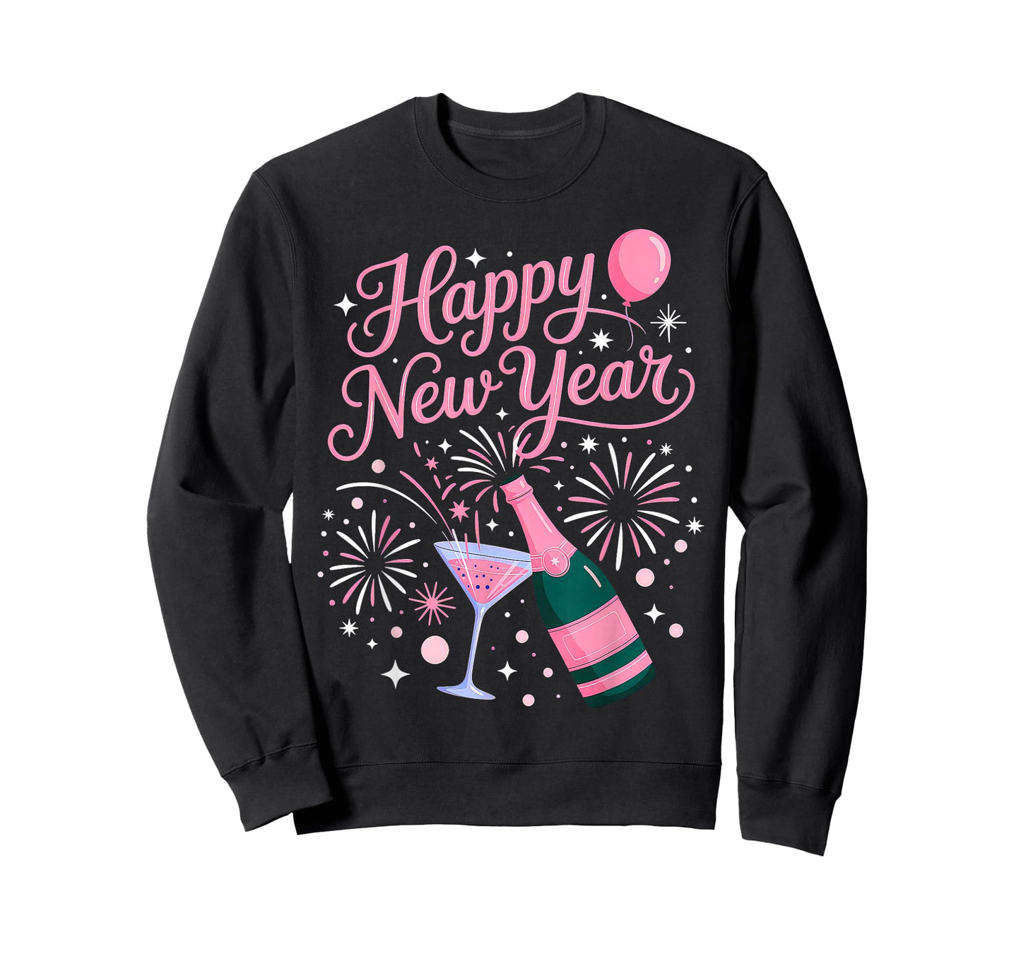New Years Eve Party Supplies 2026 Happy New Year Fireworks T-Shirt