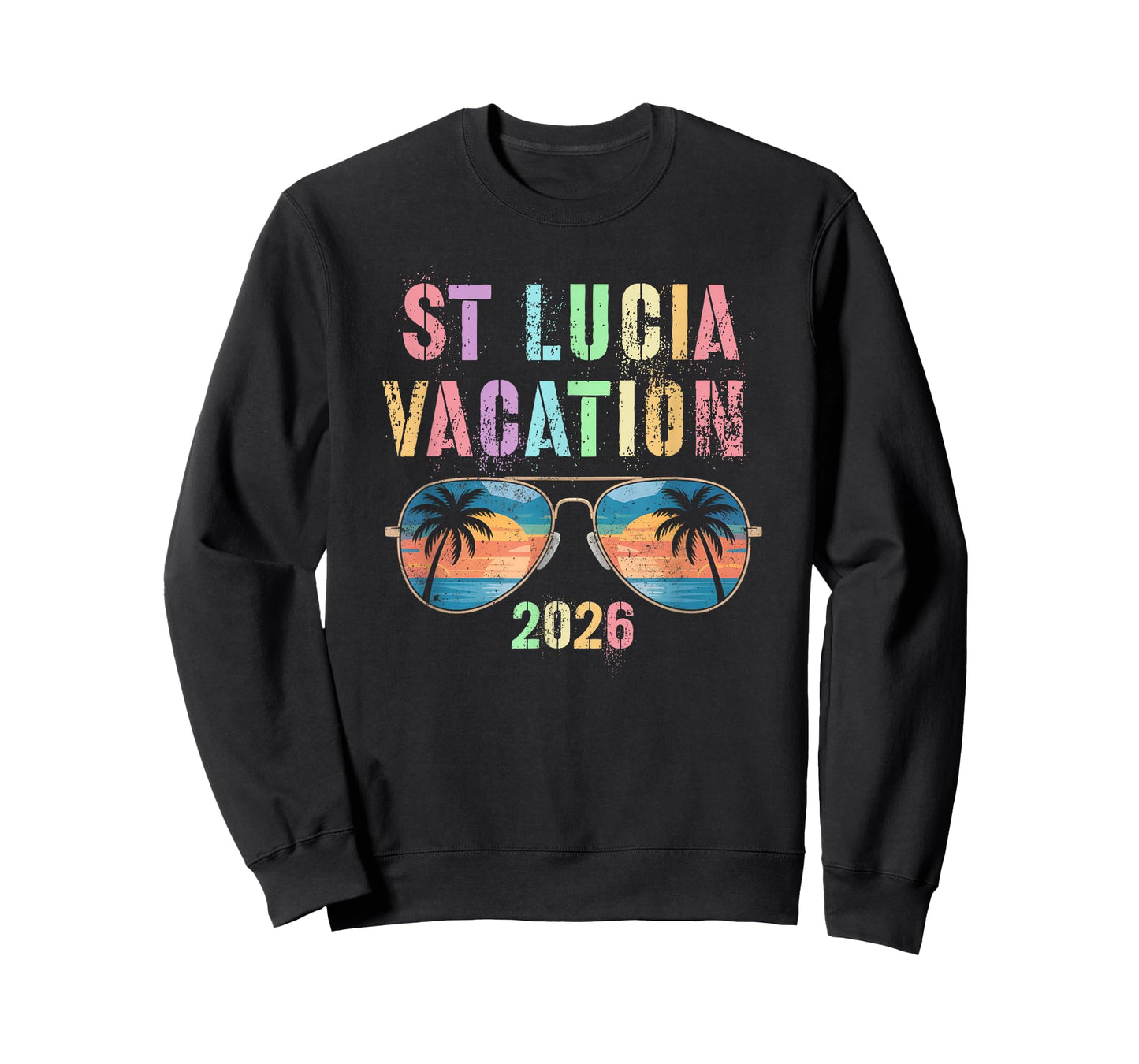 Cute ST Lucia Vacation 2026 Trip Swim Vacay Matching All T-Shirt