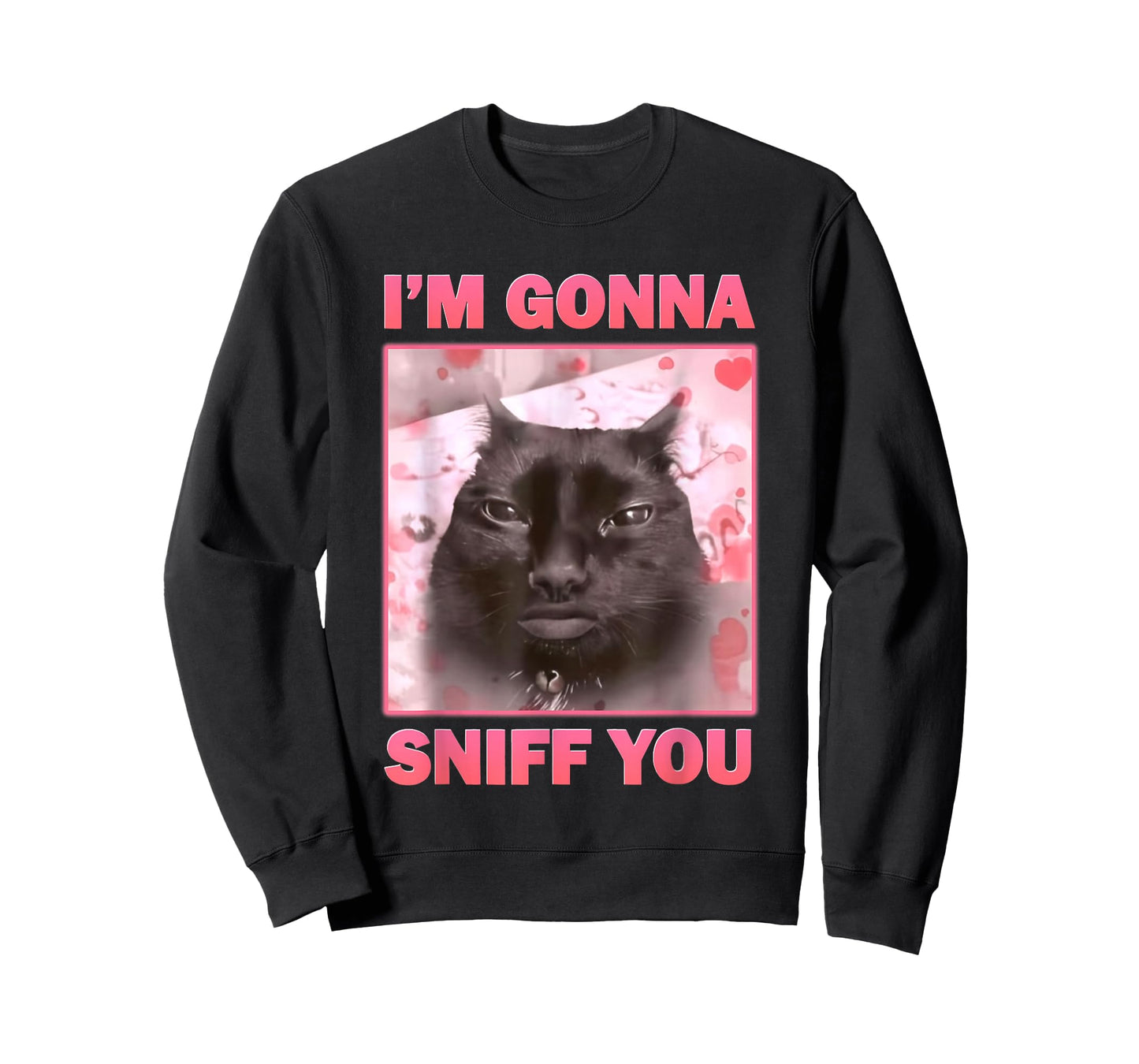 I'm Gonna Sniff You Funny Brainrot Cat Meme T-Shirt