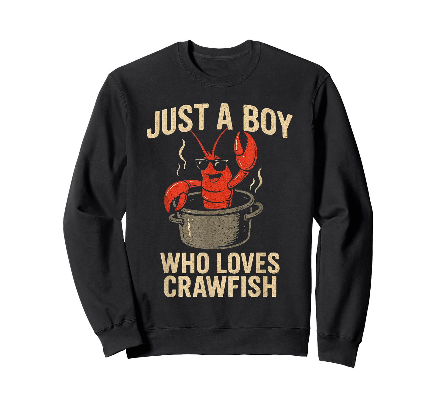 Funny Crawfish Boil Boys Kids Lobster Cajun Festival Tee T-Shirt
