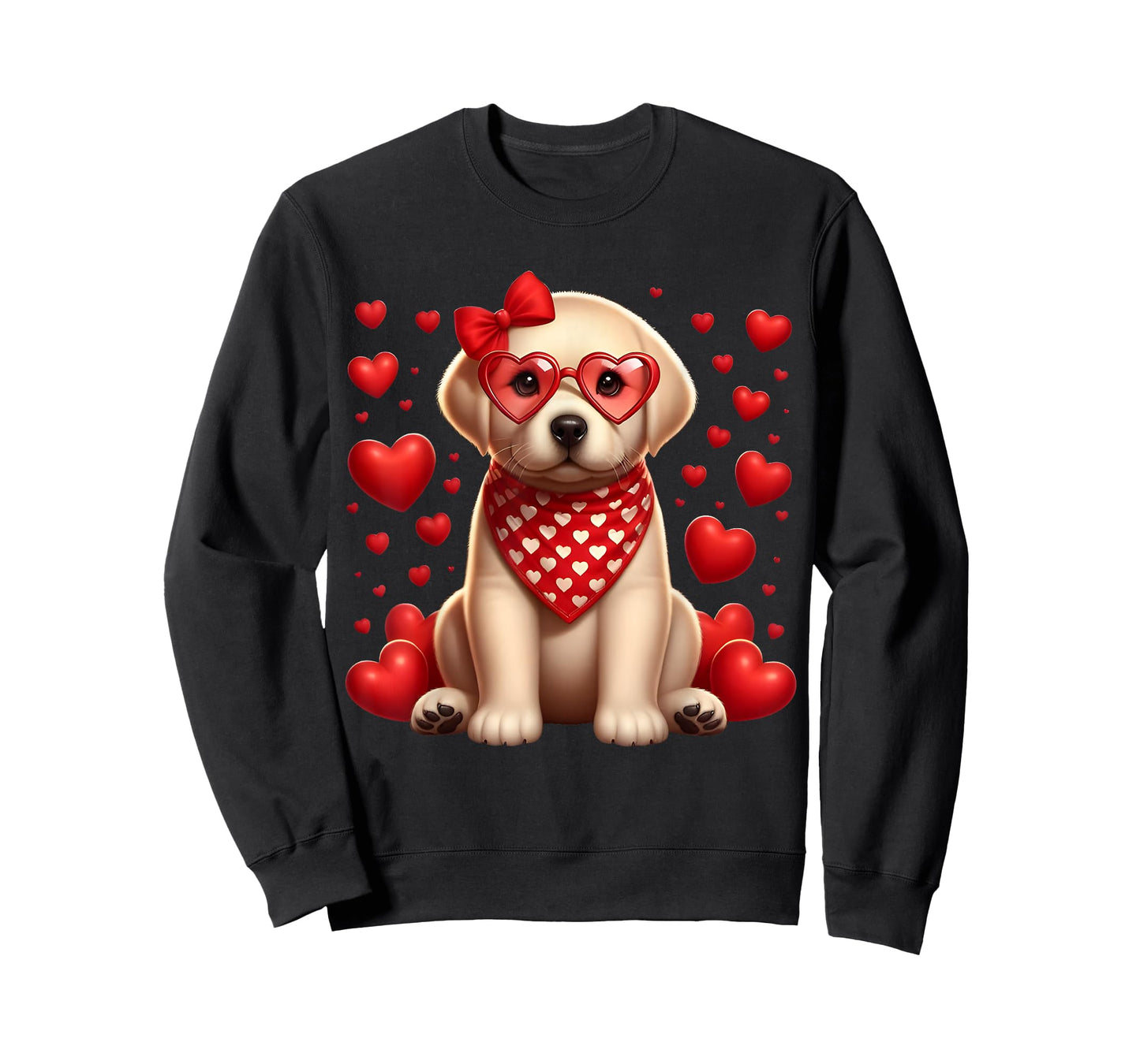 Cute Labrador Retriever Owner Valentines Day Heart Dog Lover T-Shirt