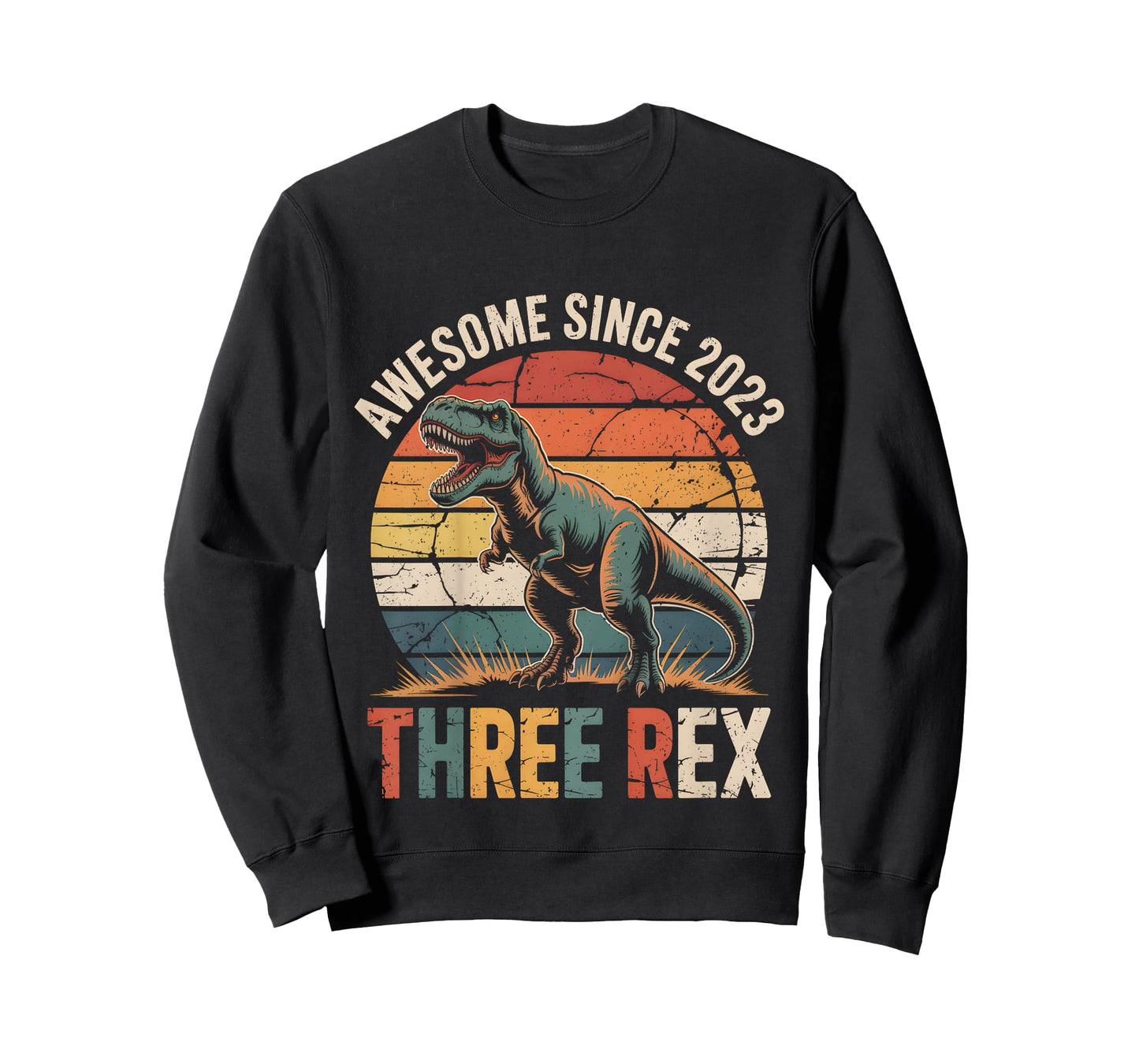 3 Year Old Dinosaur 3rd Birthday Gift Trex Dino Three Rex T-Shirt
