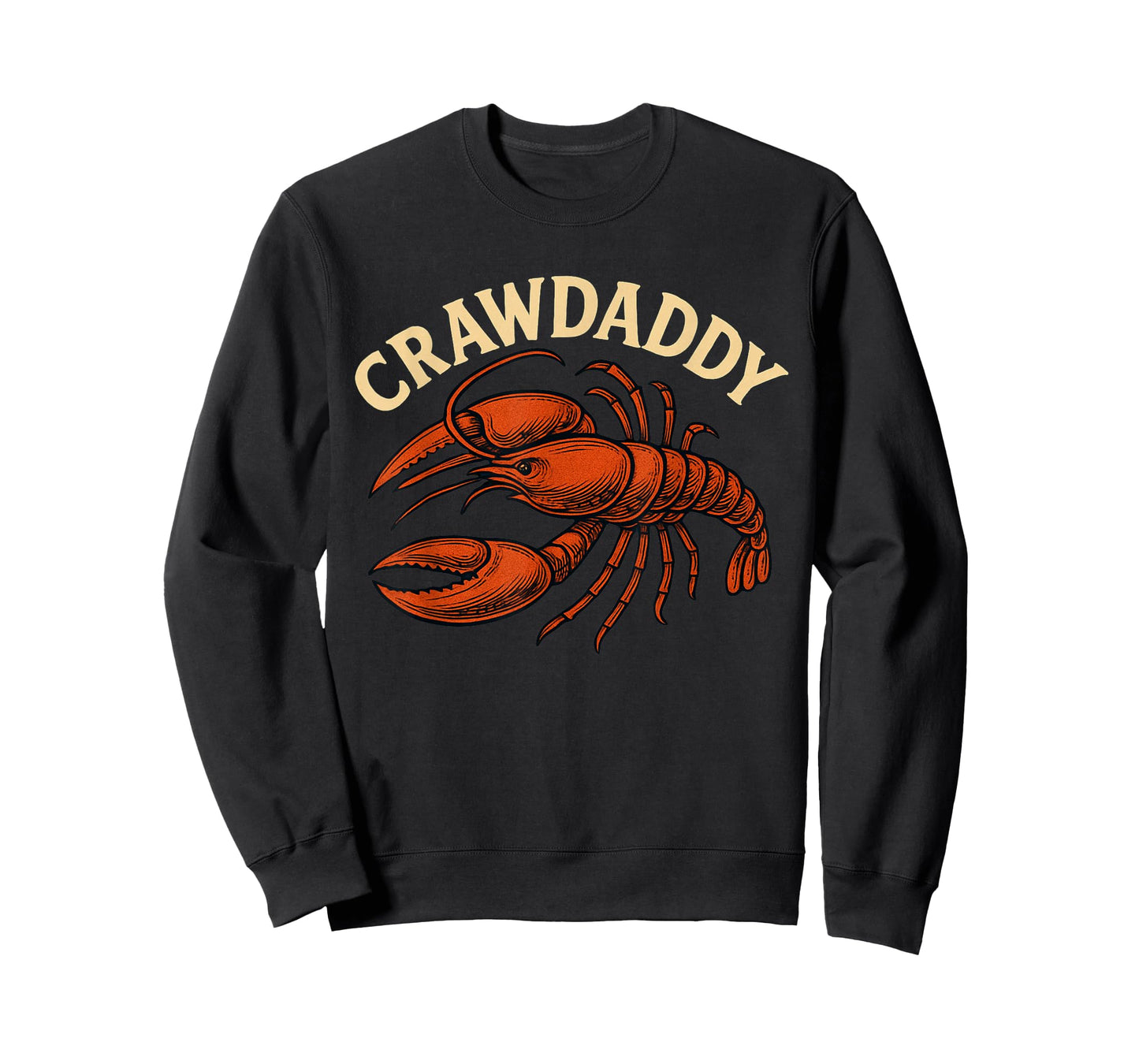 Funny Craw Daddy Crawfish Boil Dad Crawdad Vintage Party Men T-Shirt