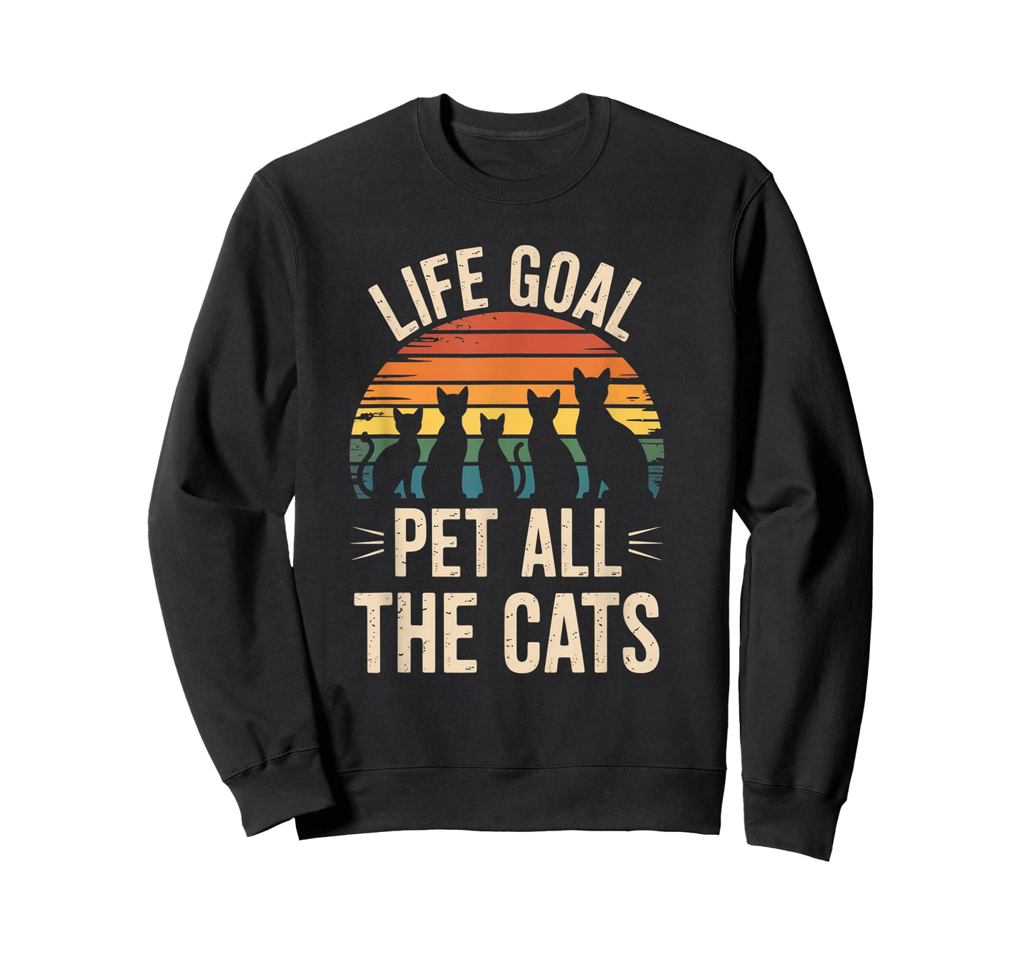 Funny Cat Parent Vet Tech Vetinary Life Goal Pet All Cats T-Shirt