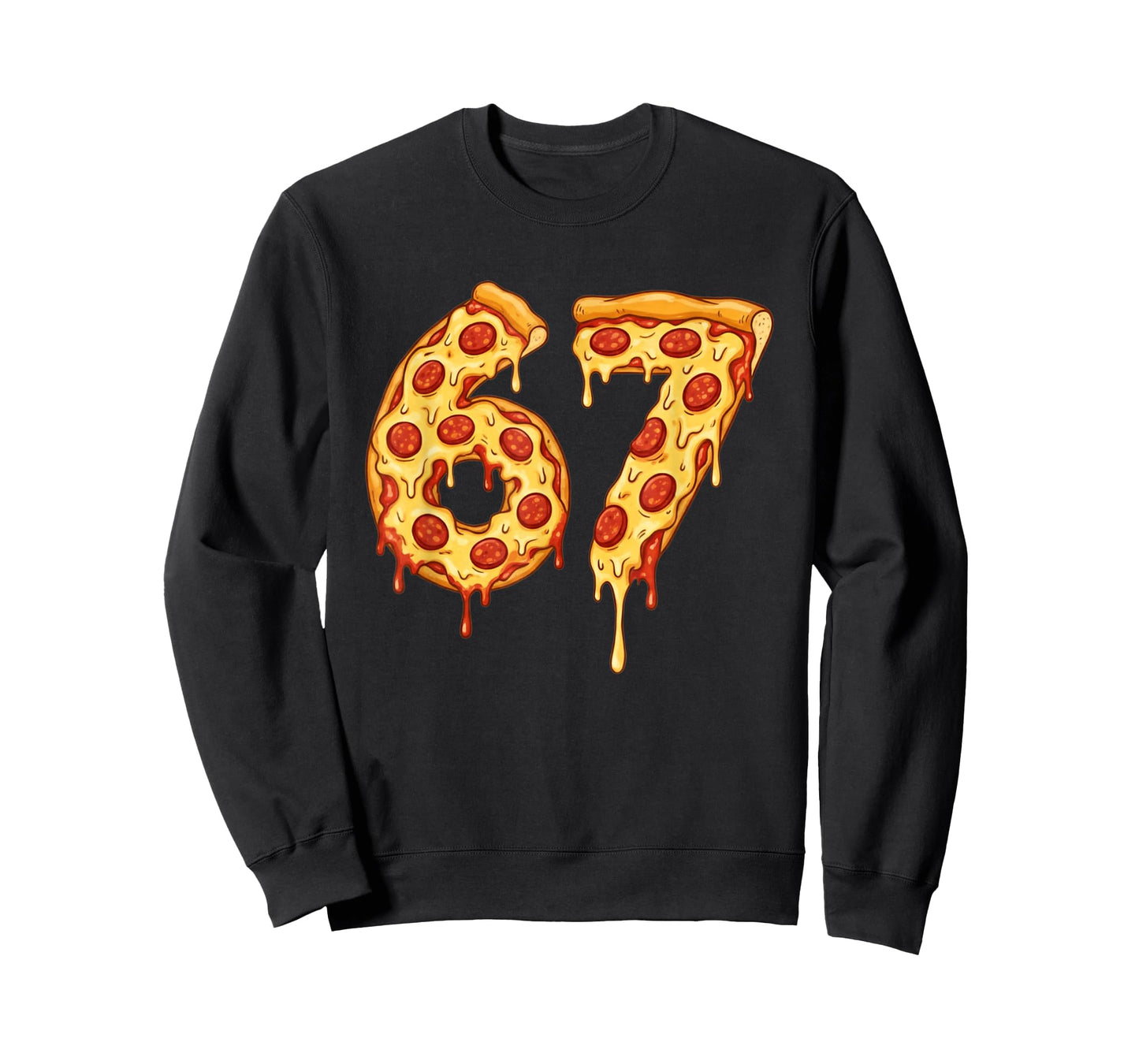 Six Seven 6 7 Meme Funny Pizza 67 Matching Pajamas Boys Kids T-Shirt