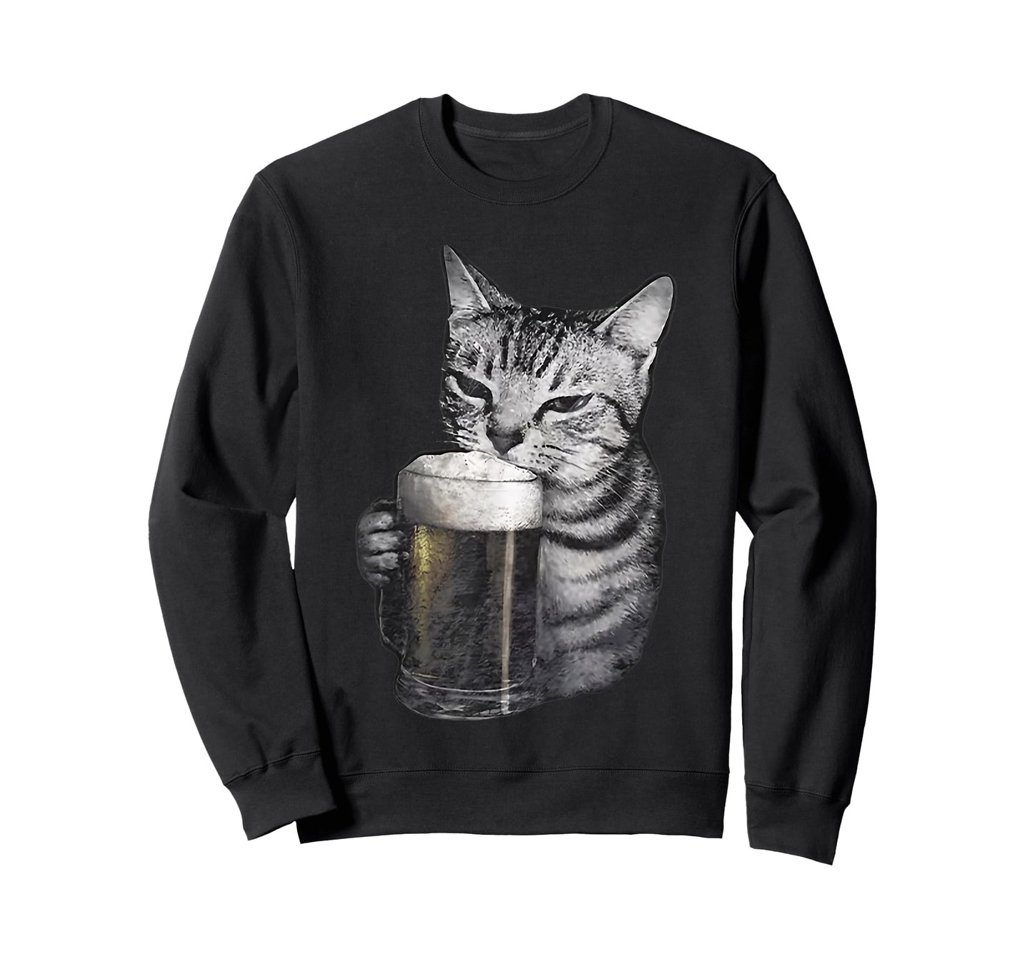 cat Drinking Beer T-Shirt