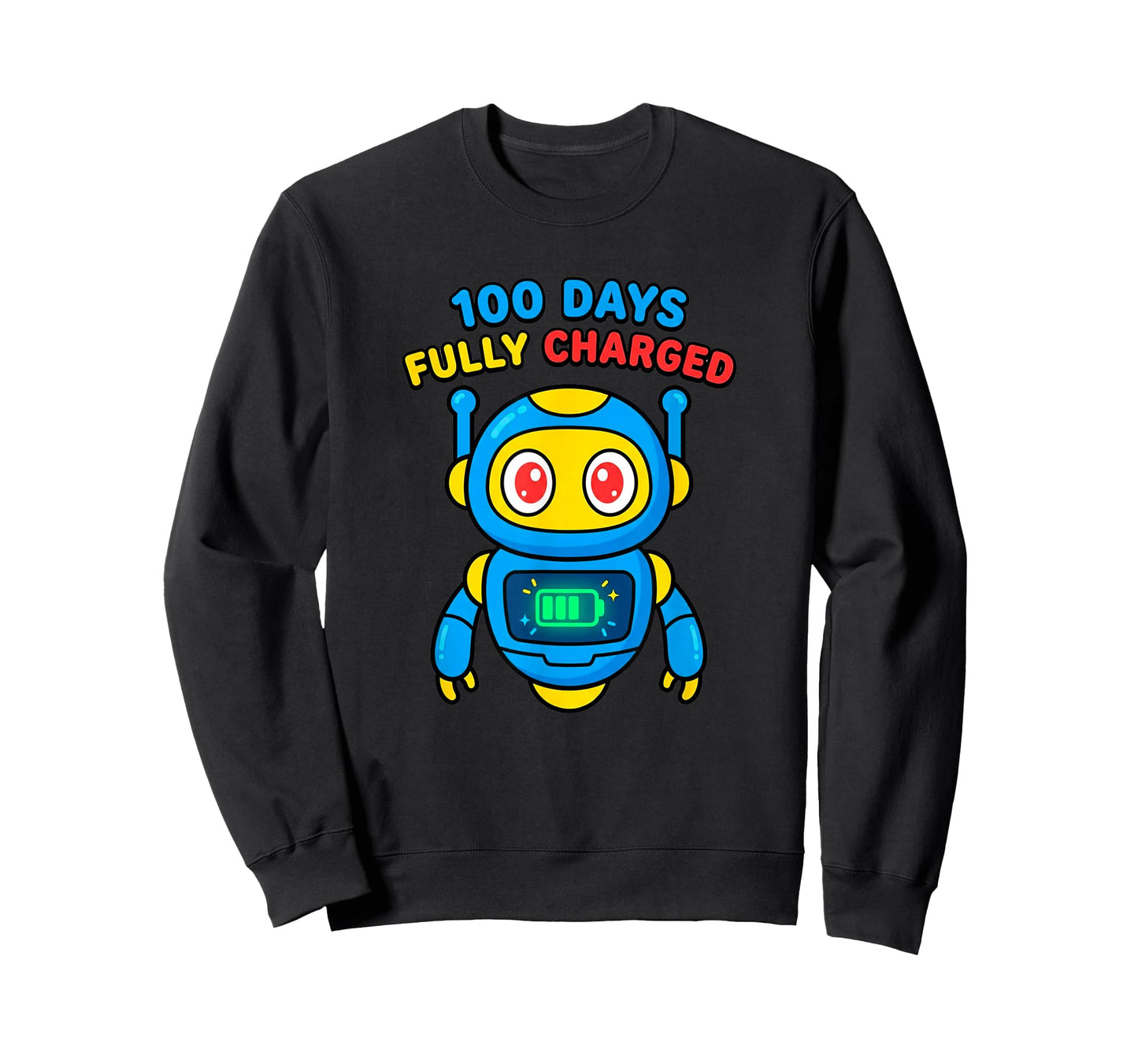 100th Day of School Fully Charged T-Shirt