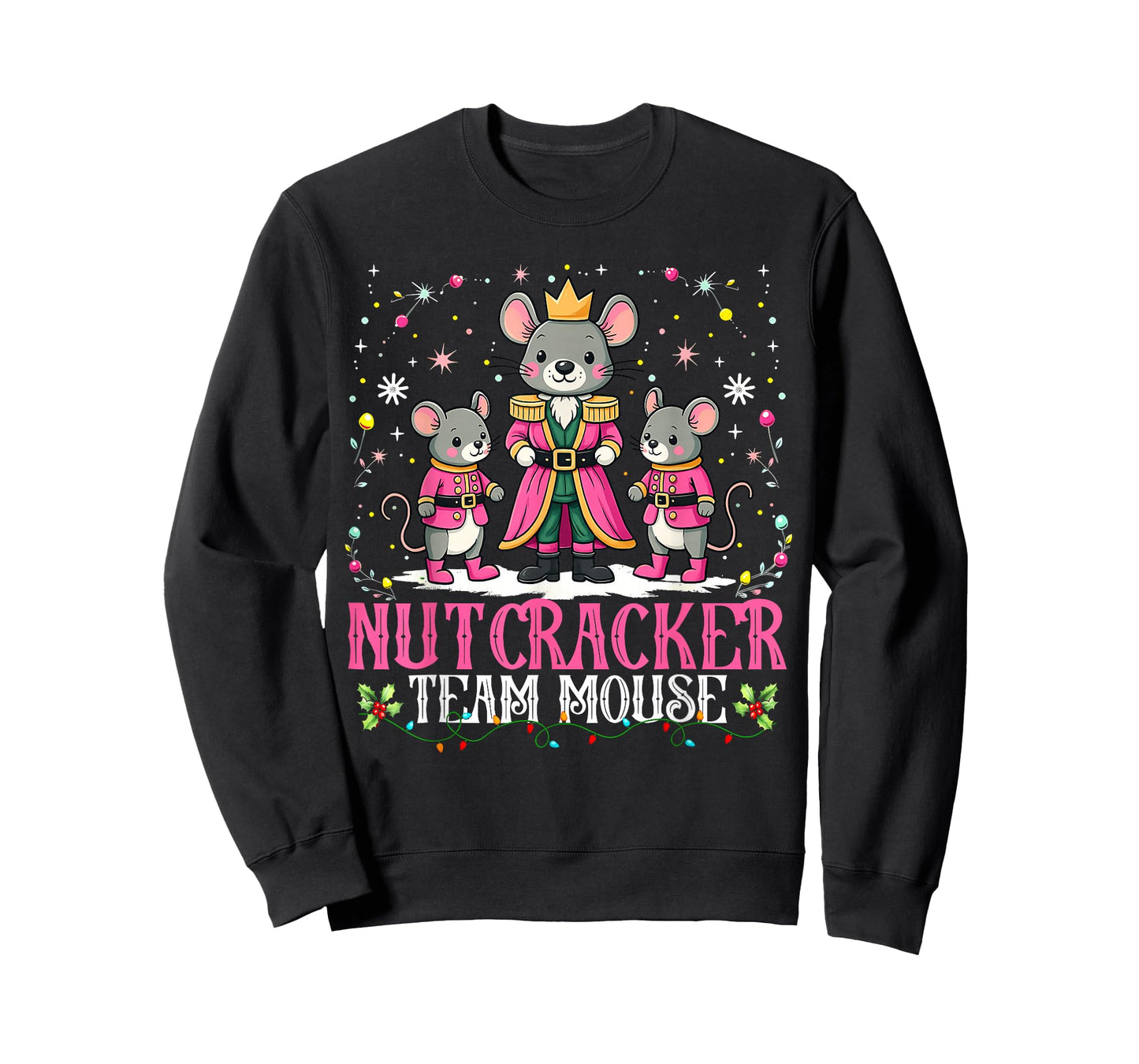 Nutcracker Team Mouse Christmas Dance Ballet Merry Christmas T-Shirt