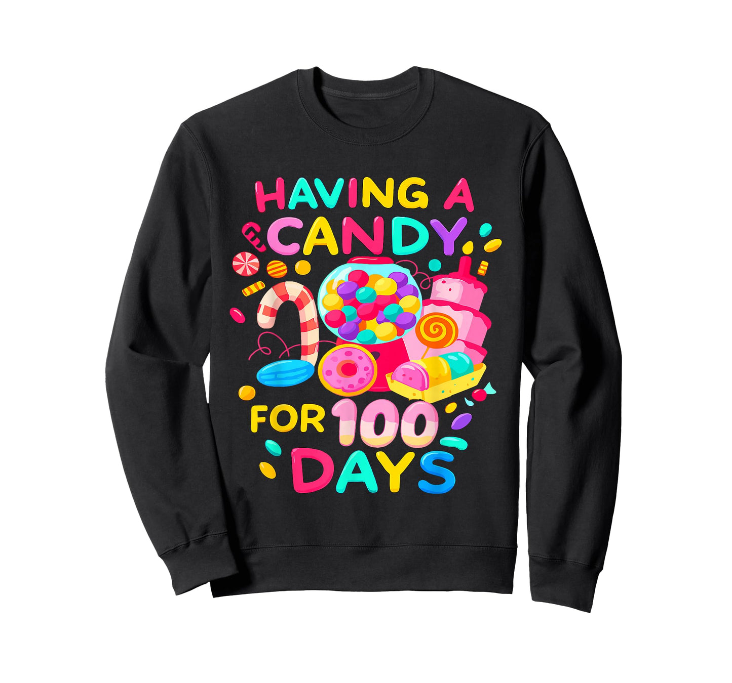 100 Days of School Candy 100th Day Candy's Girls, and Kids T-Shirt