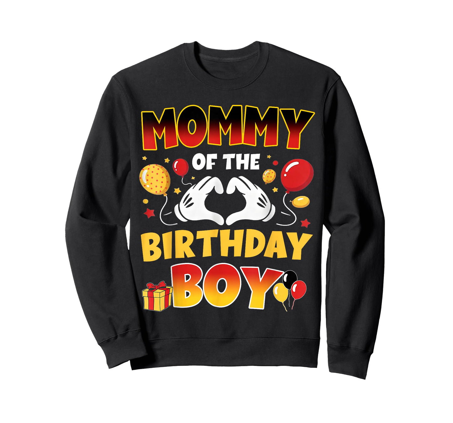 Mommy of The Birthday Boy Shirt Matching Dad Son Family Bday T-Shirt