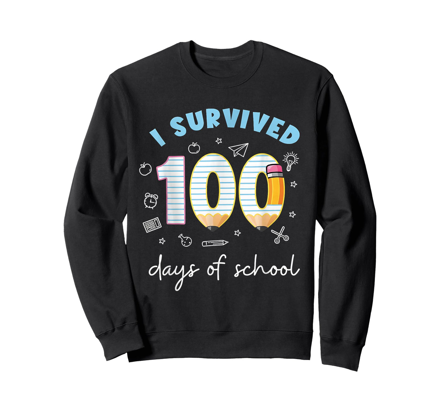 I Survived 100 Days of School Students Teachers 100th Days T-Shirt