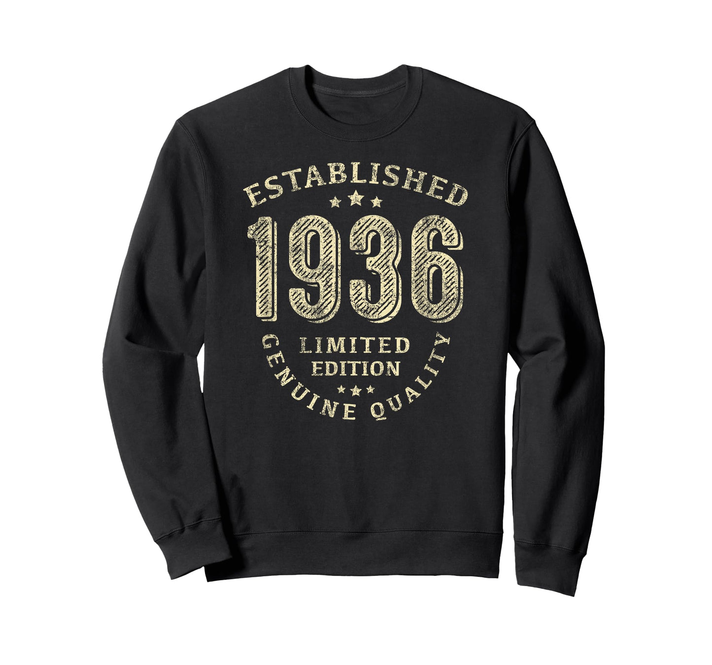 Vintage 1936 Birthday Men Grandpa Established Graphic T-Shirt