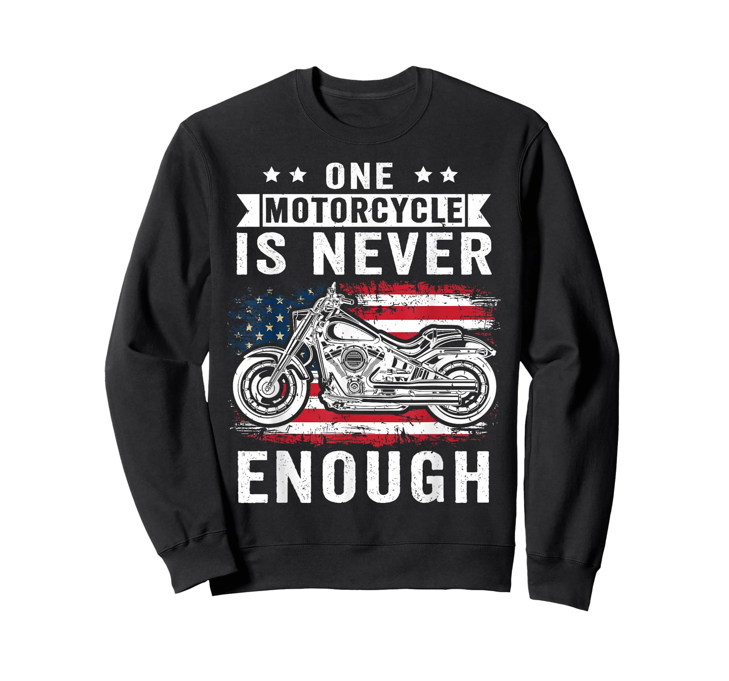 One Motorcycle is Never Enough Funny Grandpas Biker Rider T-Shirt