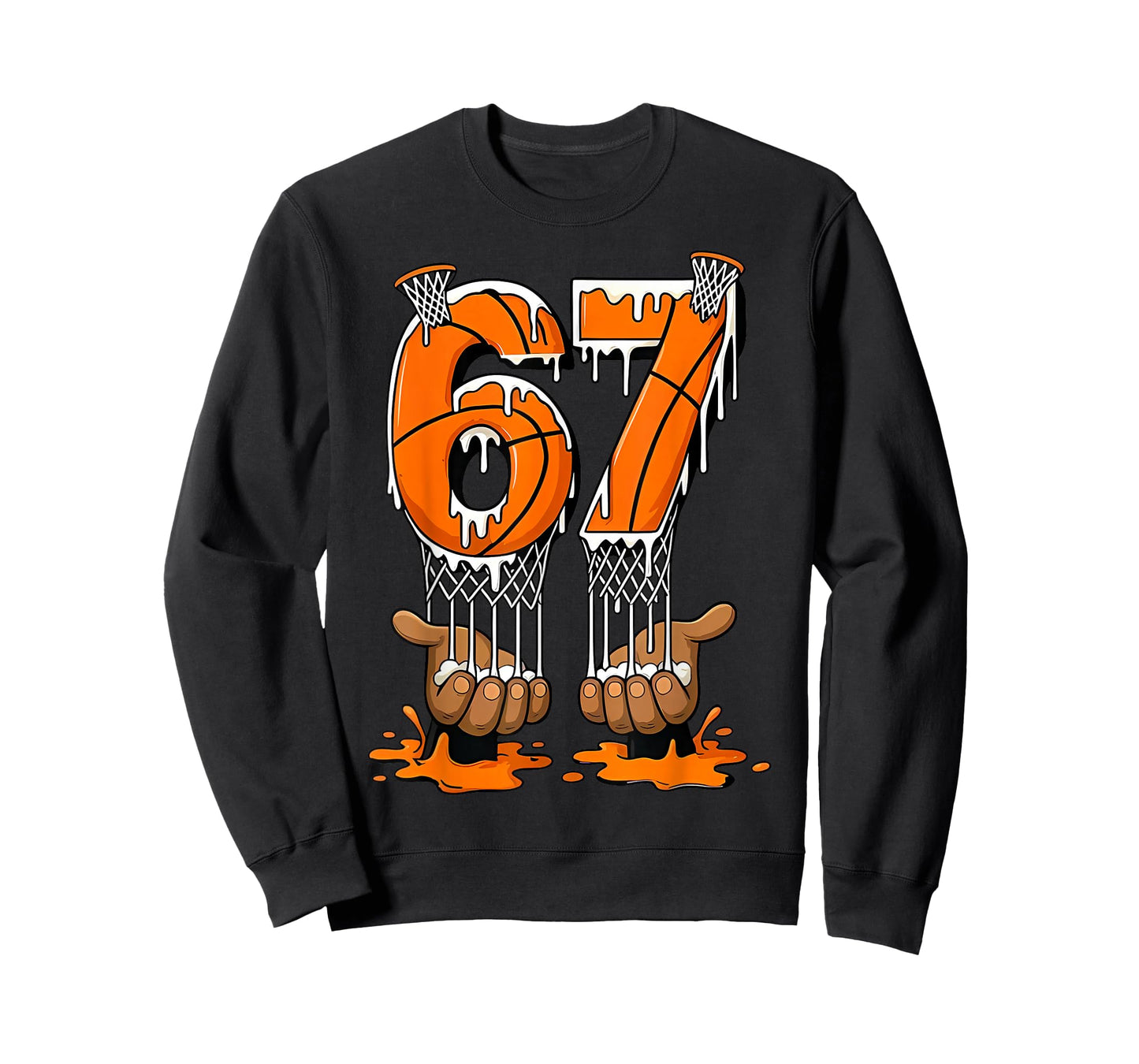 Basketball 67 Six Seven Funny Gen Alpha Meme Drip T-Shirt