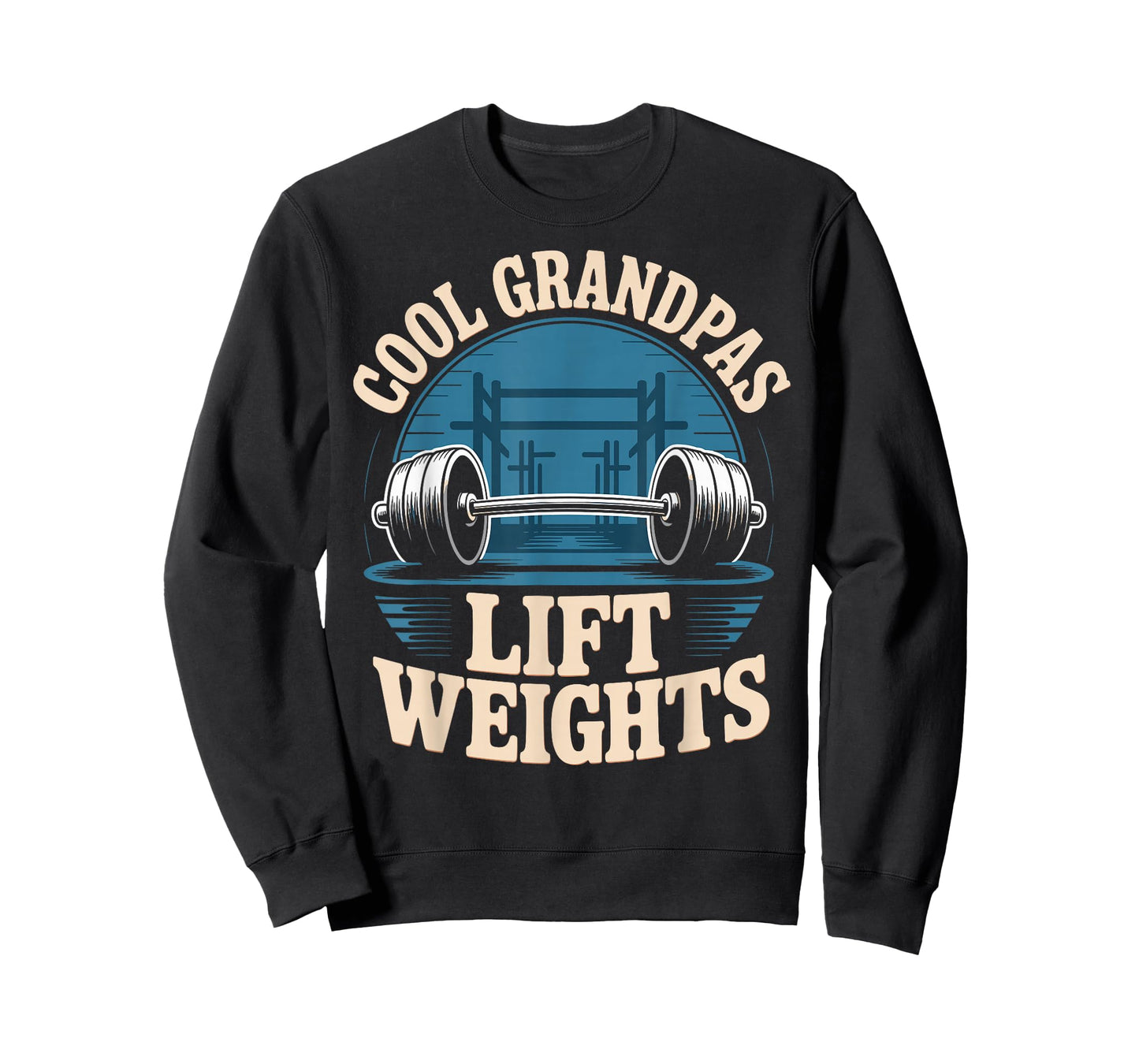 Cool Grandpas Lift Weights Funny Weightlifting Grandpa Gym T-Shirt