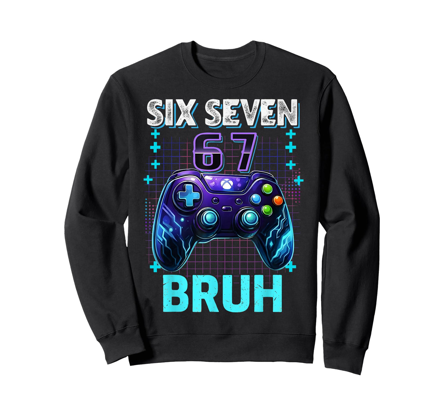 Funny Six Seven 67 Bruh Birthday Boy Gamer Gift for Boys Kid T-Shirt