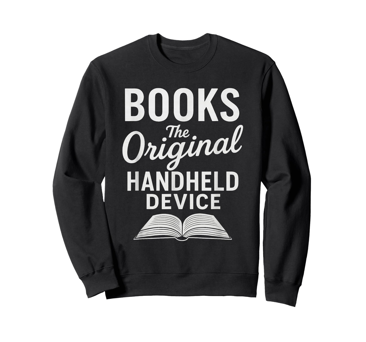 Books The Original Handheld Device – Funny Reading T-Shirt