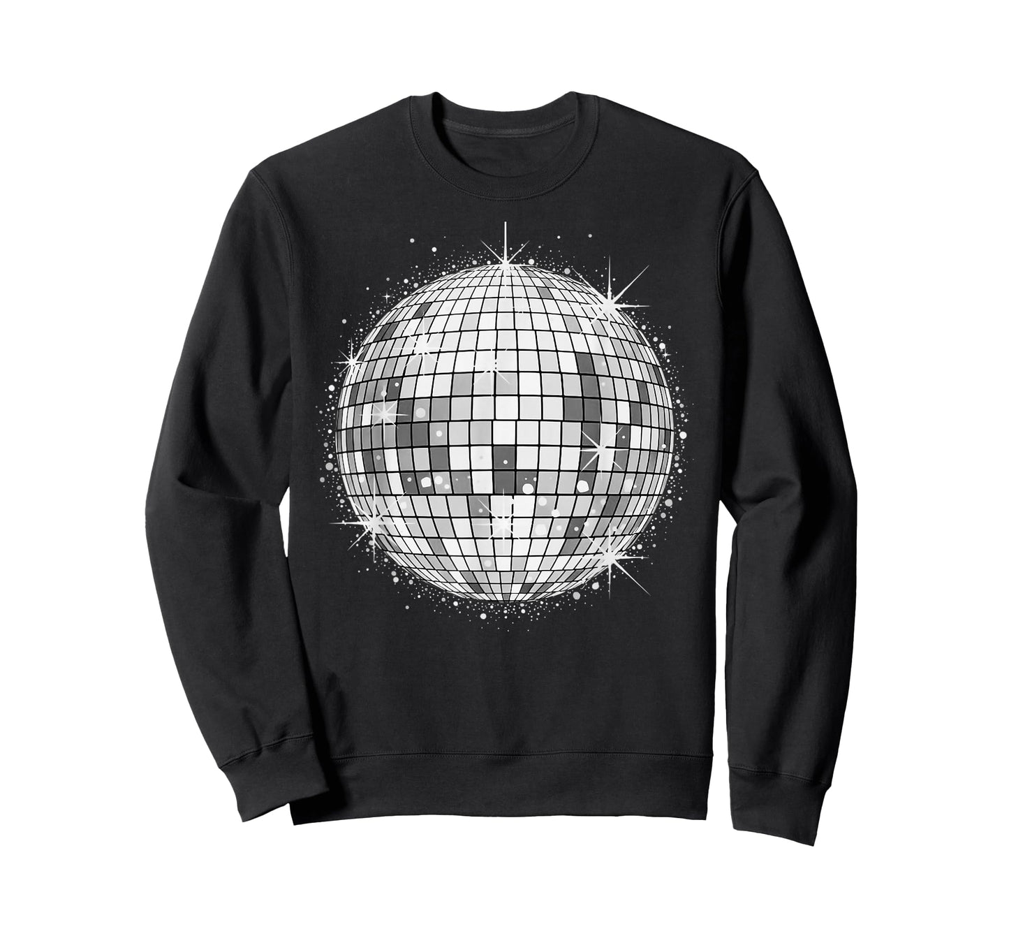 Disco Ball Party Print T-Shirt