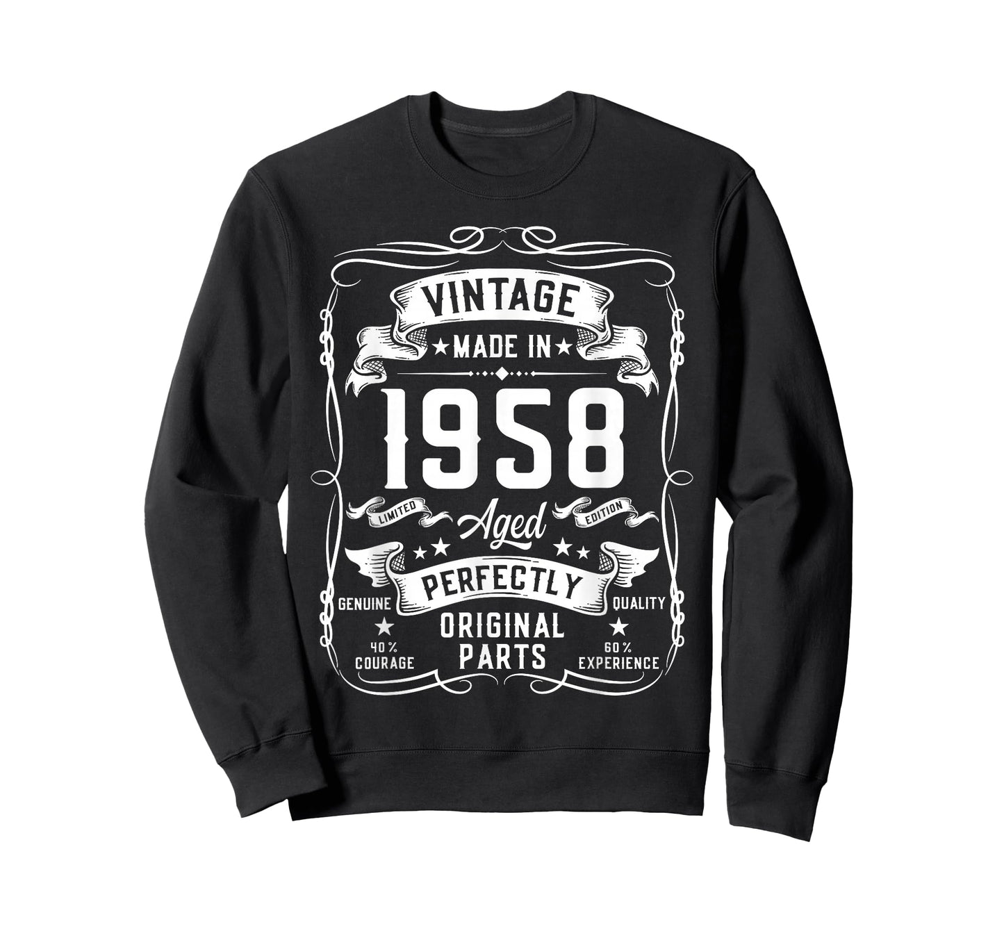 Vintage 1958 68yr 68th Birthday Gifts for Men 68 Years Old T-Shirt
