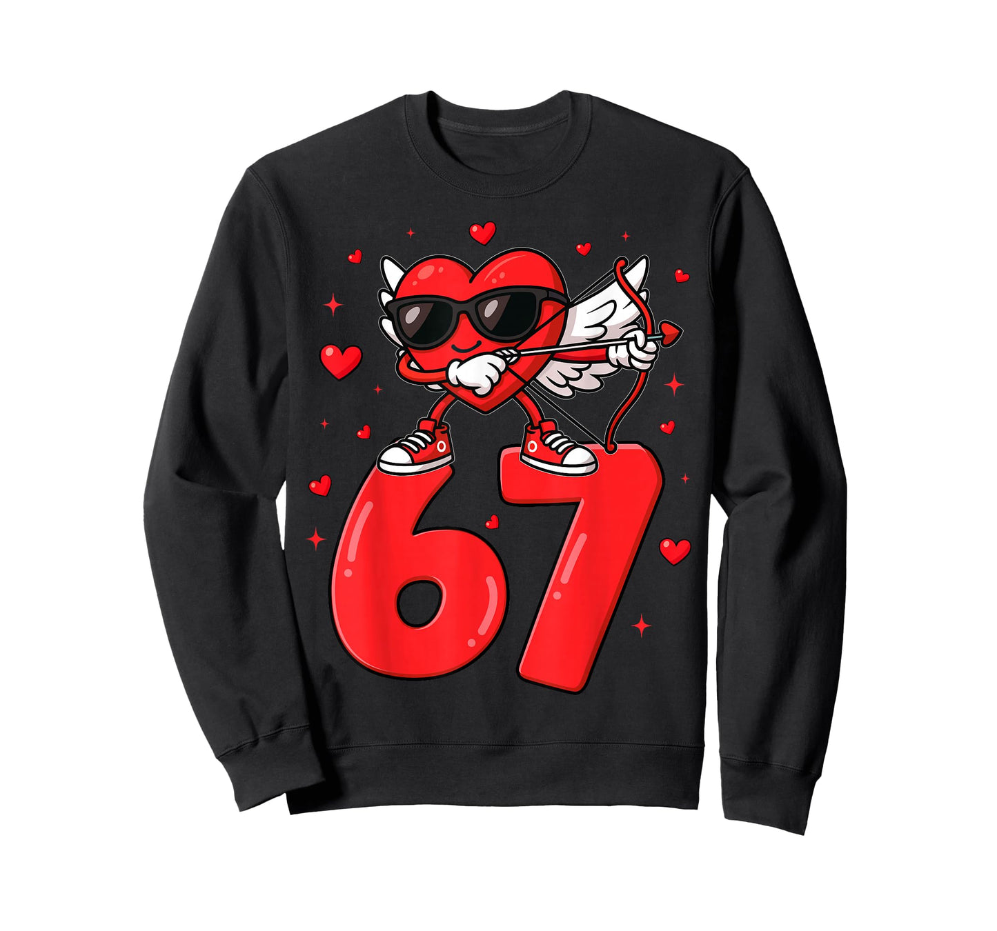 67 Six Seven for Kids Women Boys Girls Men Valentines Day T-Shirt