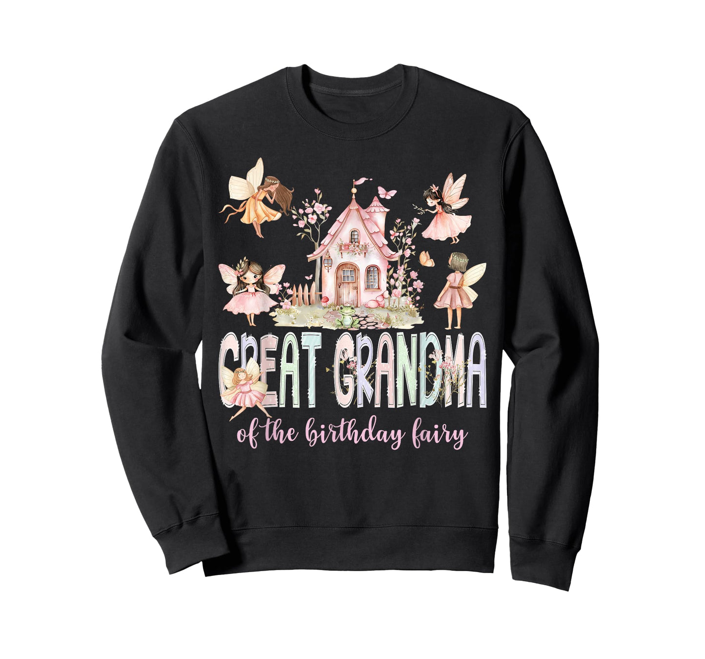 Great Grandma of The Birthday Fairy Girl Magical Matching T-Shirt