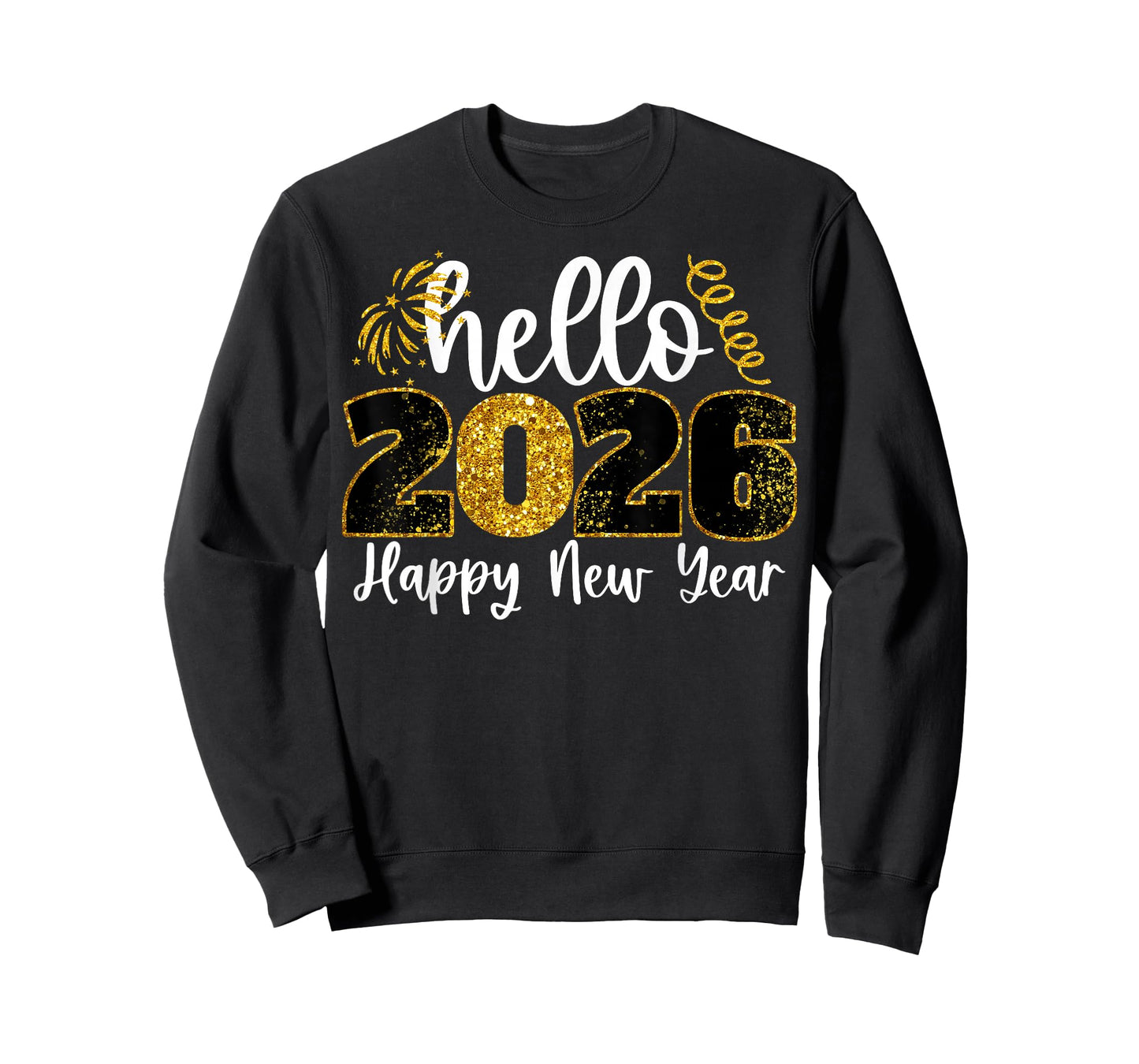 Hello 2026 Happy New Year Countdown Party Family Matching T-Shirt