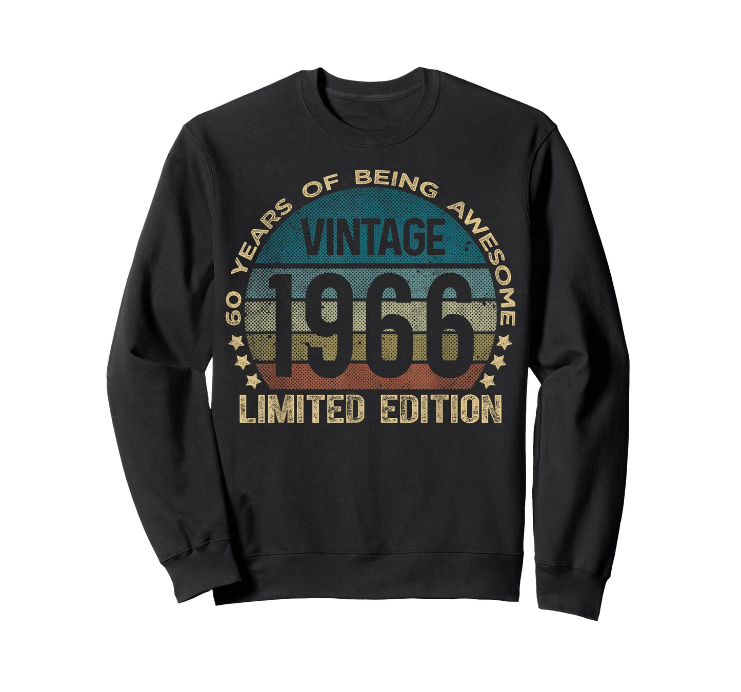 60 Year Old Gifts Vintage 1966 Limited Edition 60th Birthday T-Shirt