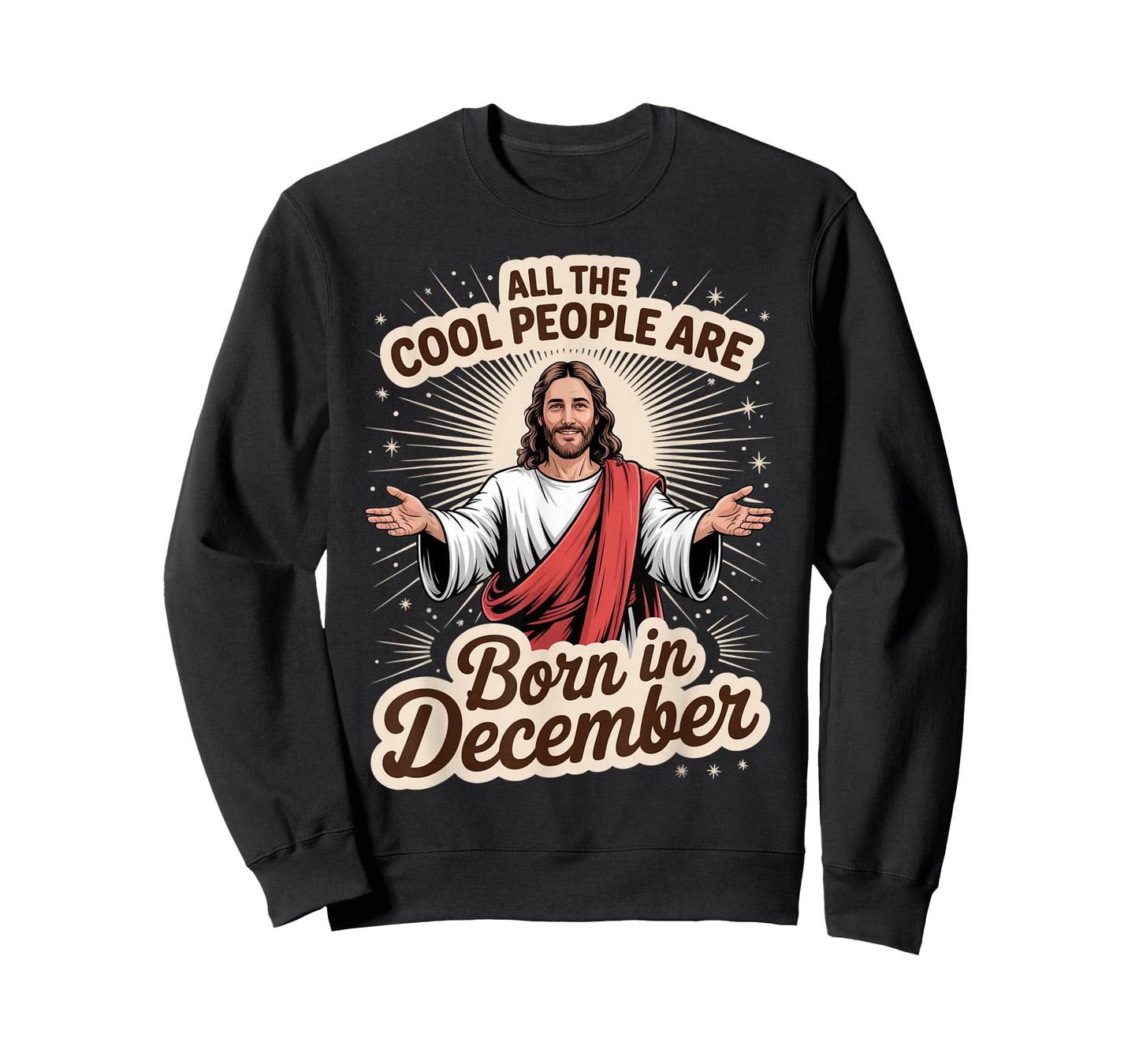 Cool People Born in December Birthday Christian Christmas T-Shirt