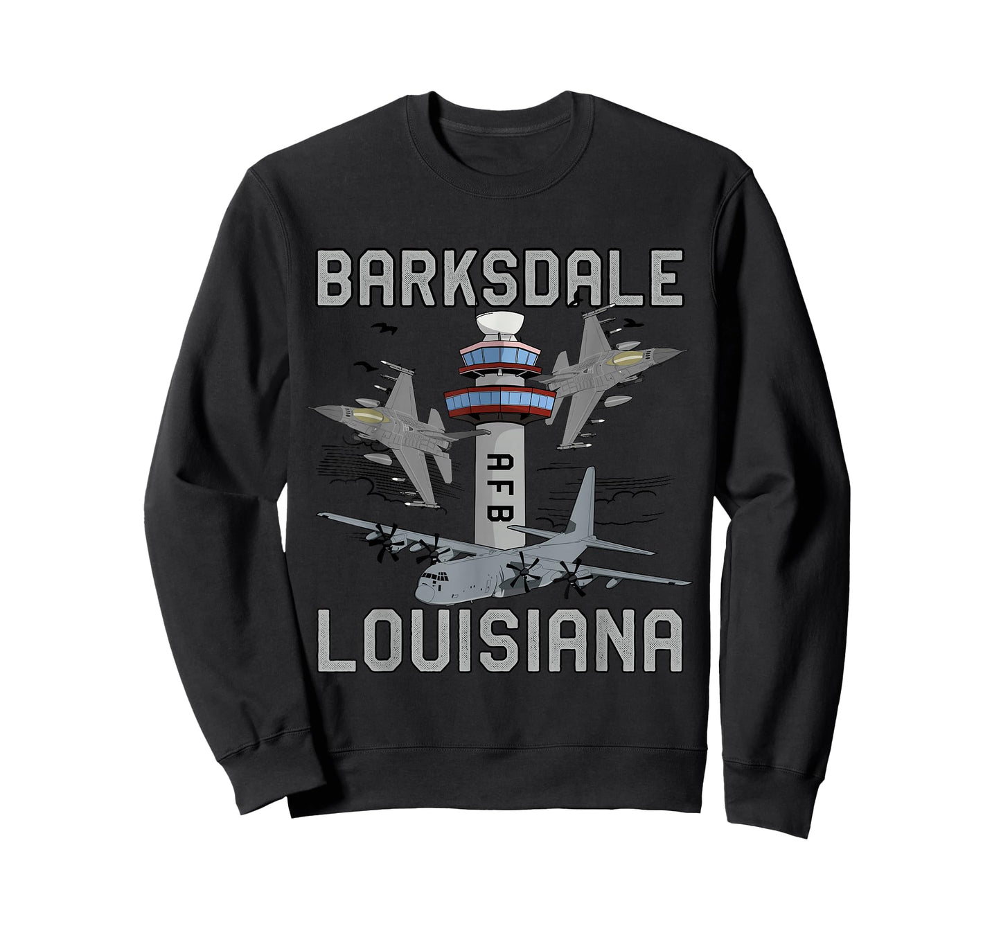 Barksdale AFB Louisiana Air Force Base Fighter Jets Vintage T-Shirt