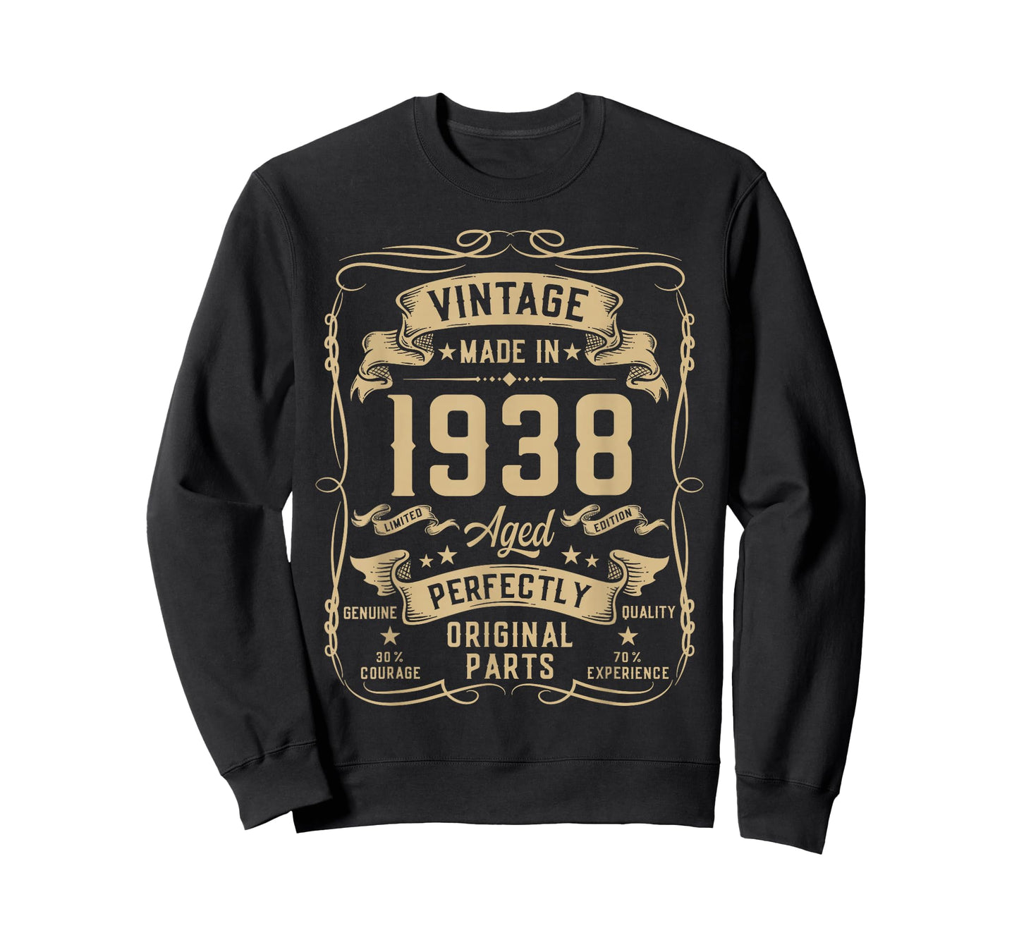 Vintage 1938 88yr 88th Birthday Gifts for Men 88 Years Old T-Shirt