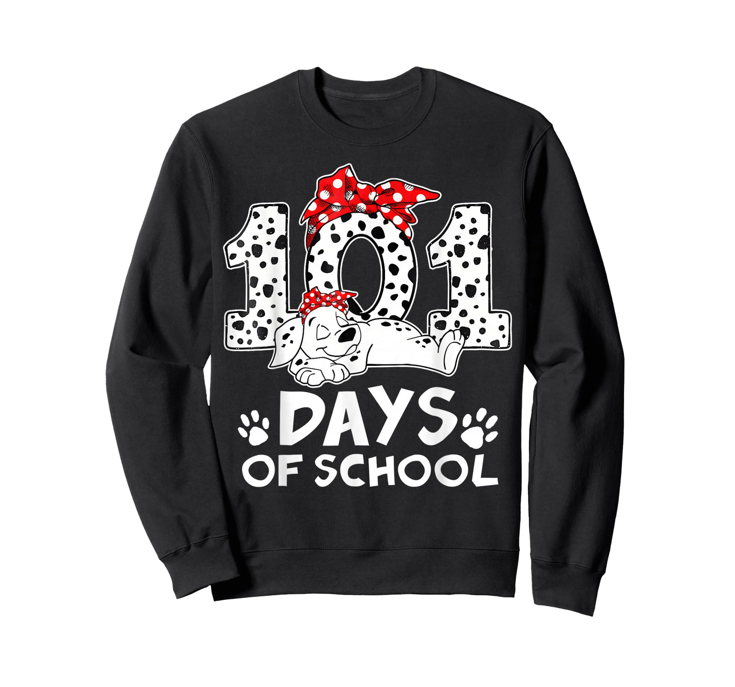 100 Days of School Dalmatian Dog Kids 100 Days Smarter T-Shirt