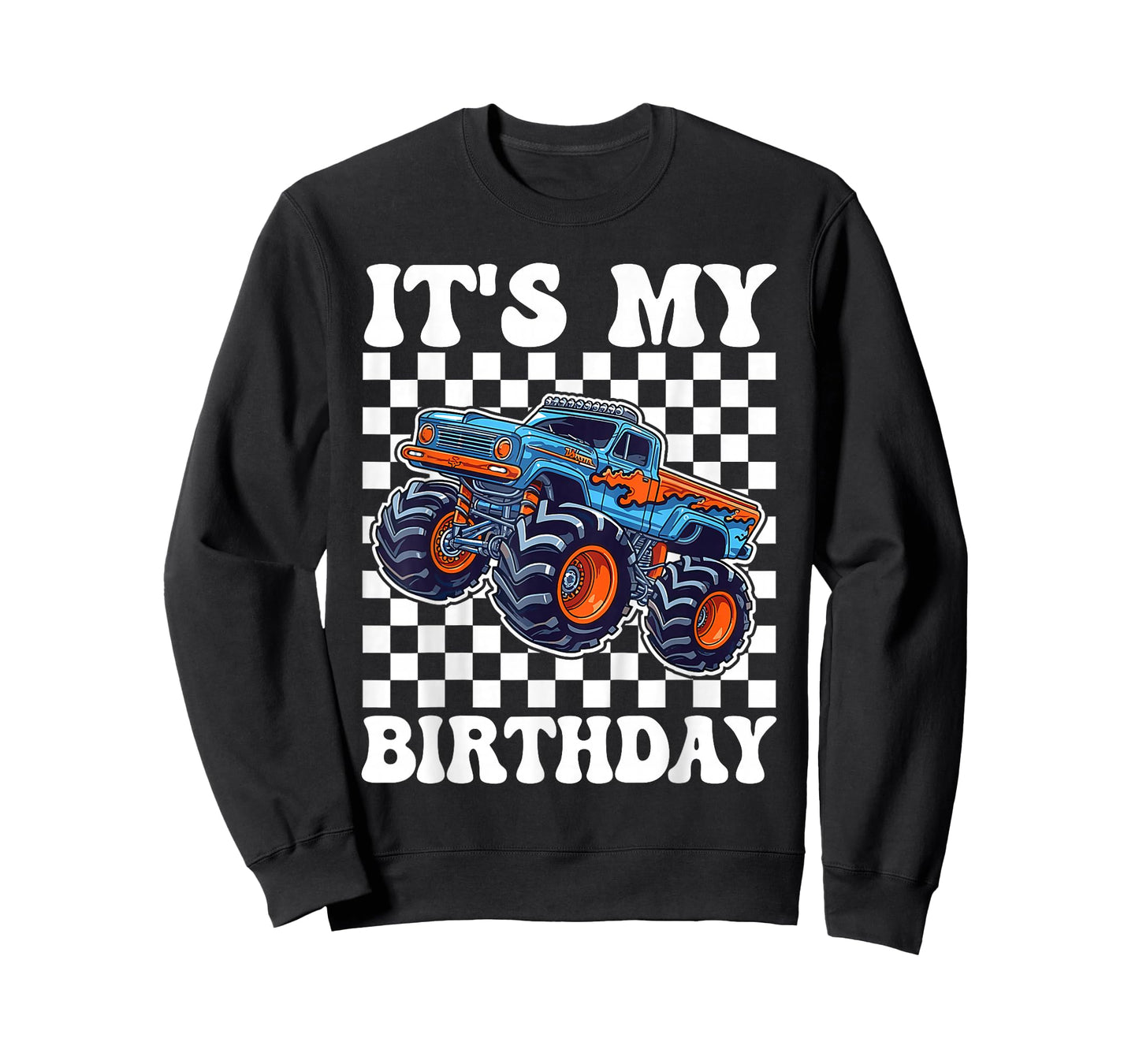 It's My Birthday Boy Monster Truck Bday Party Kids Boy T-Shirt