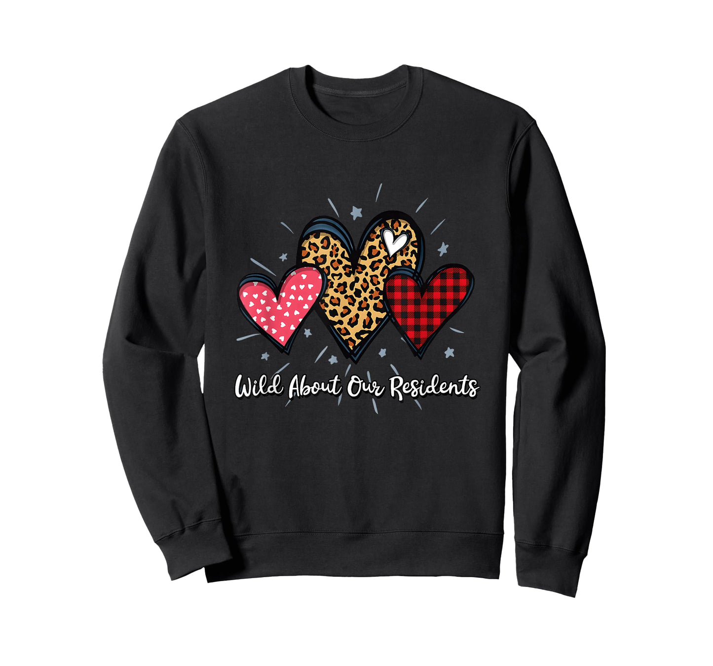 Wild About Our Residents Valentines CNA Caregiver Nursing T-Shirt