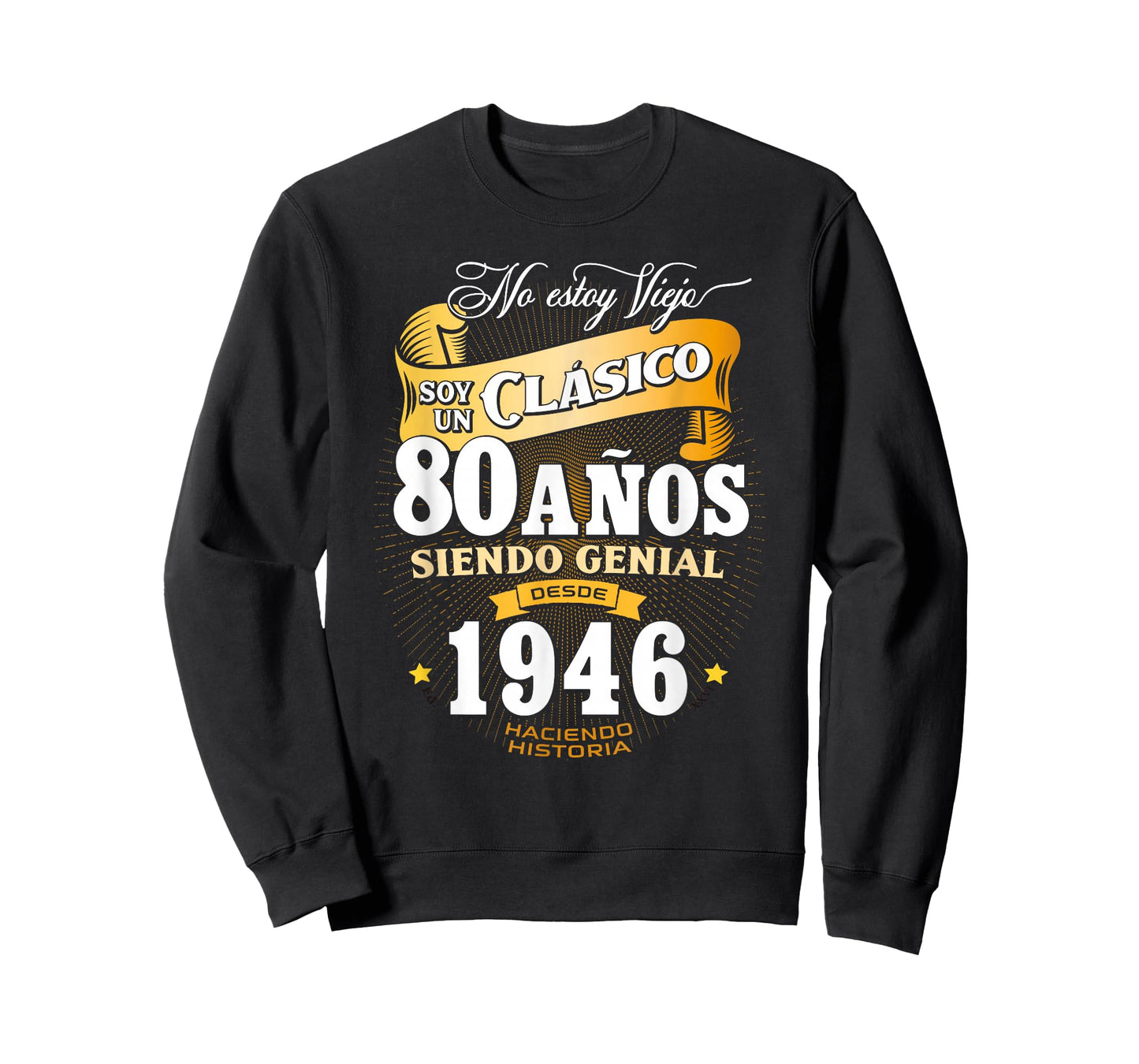 Vintage 80th Birthday Men Funny 1946 80 Birthday Spanish T-Shirt
