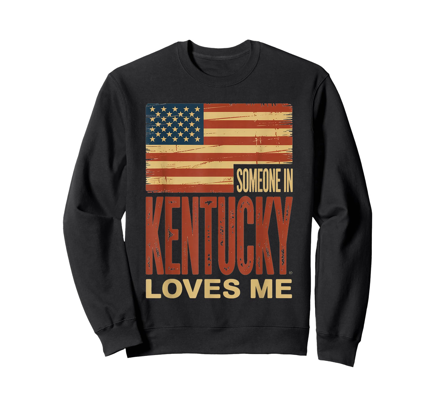 Someone in Kentucky Loves Me US Flag T-Shirt
