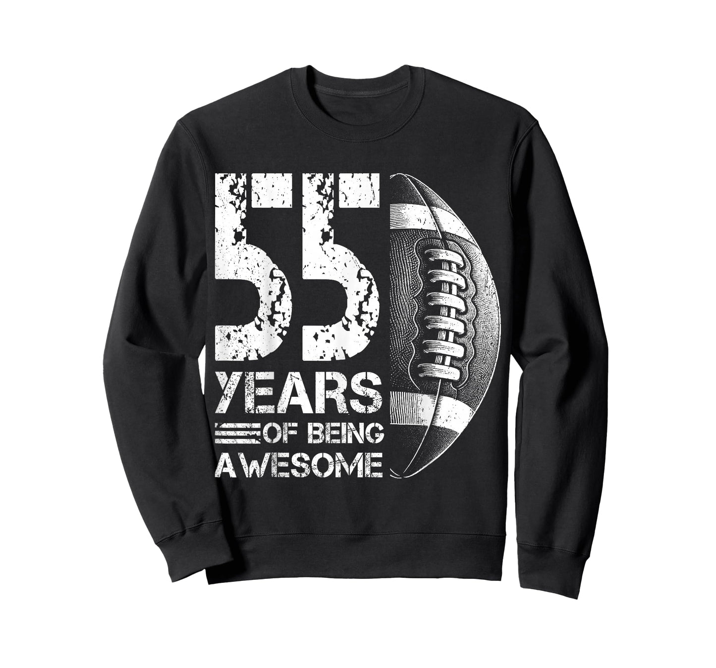55th Birthday American Football 55 Years Old Man Woman T-Shirt