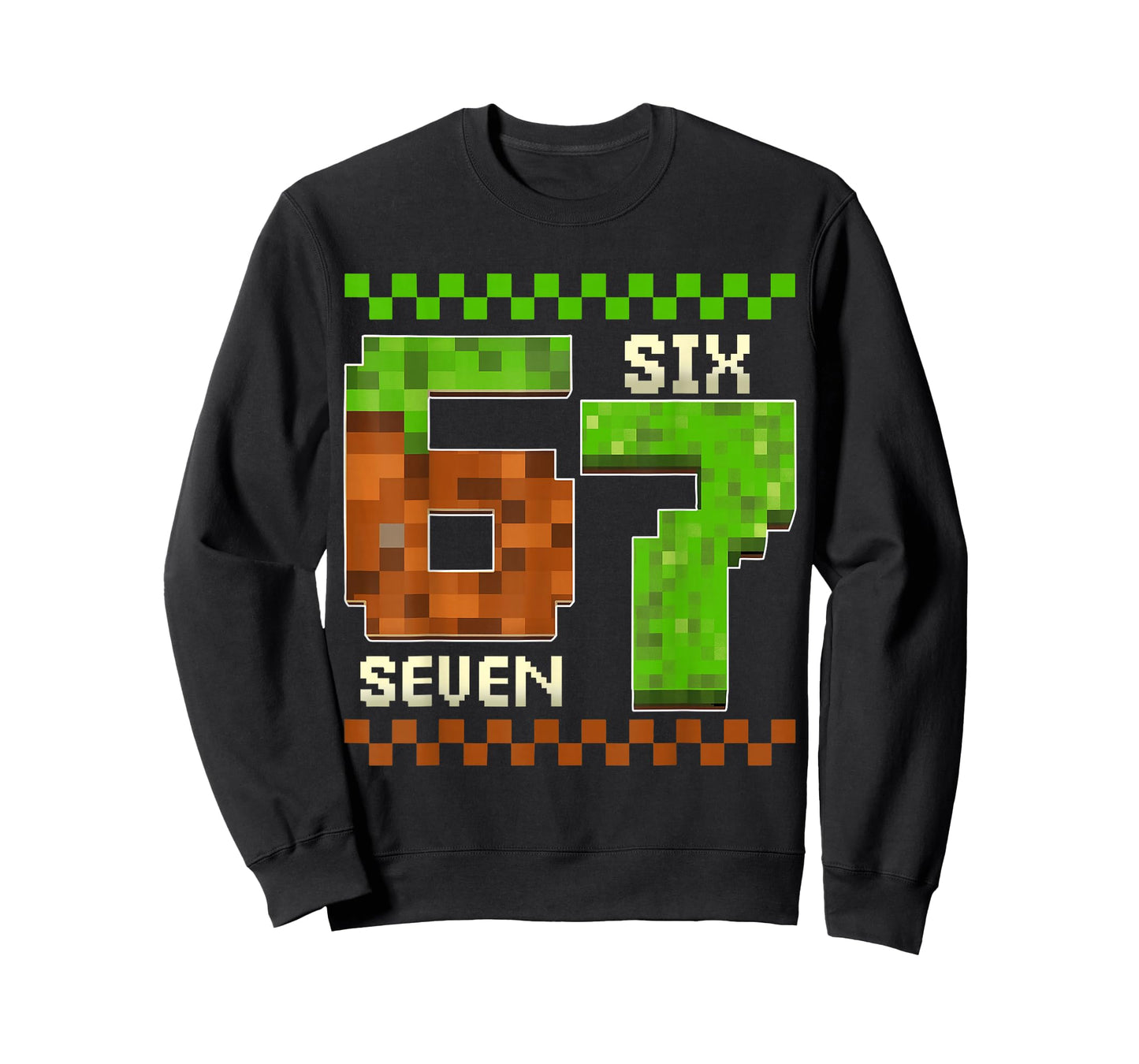 67 Six Seven Pixel Game Birthday Boy Gift for Boys Kid T-Shirt